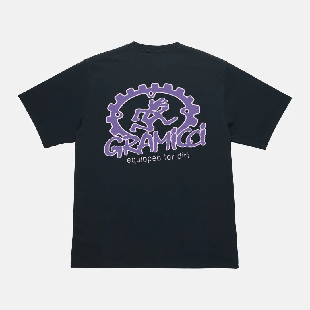 T-shirt Equipped For Dirt - Vintage Black - Gramicci