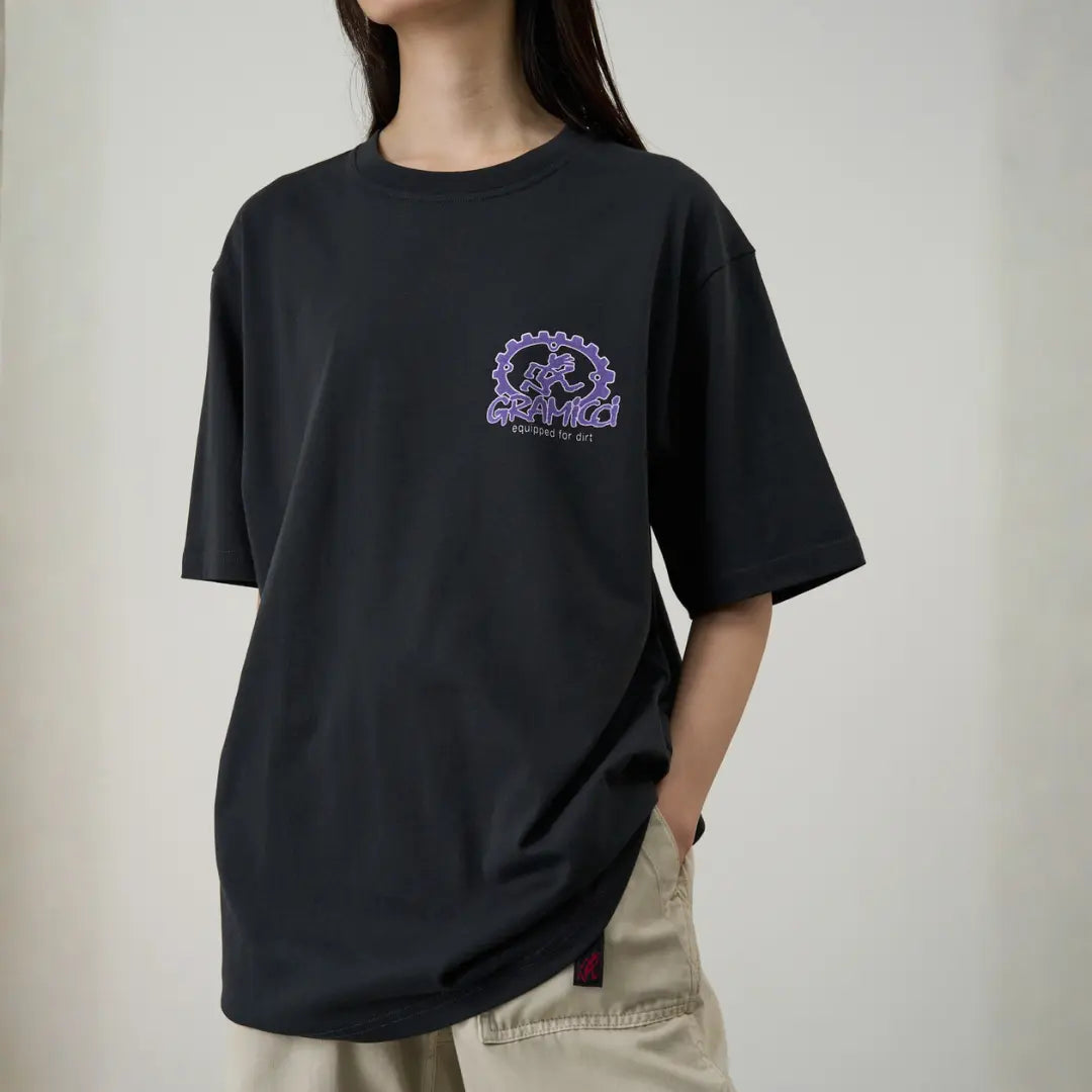 T-shirt Equipped For Dirt - Vintage Black - Gramicci - détail 2