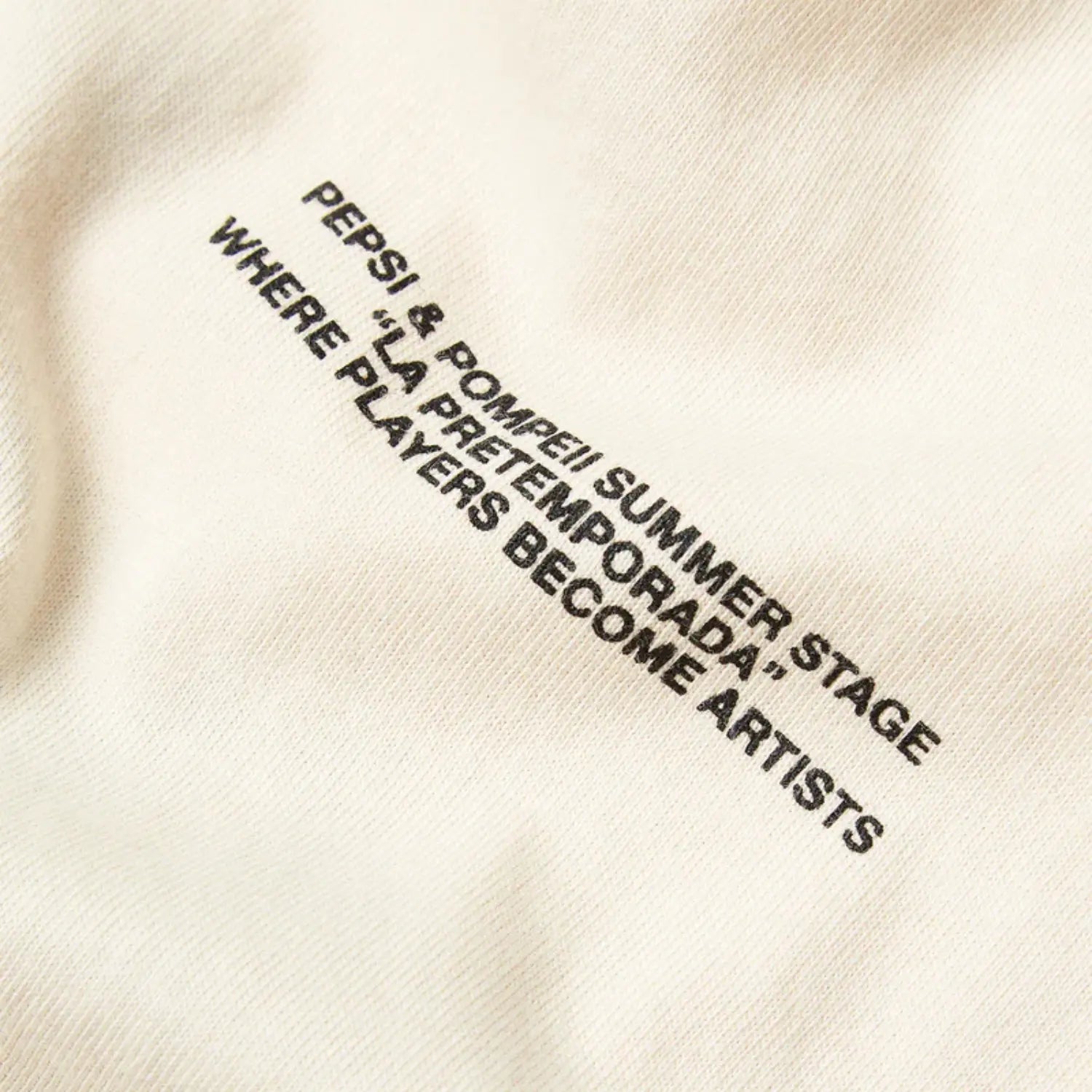 T-SHIRT ESSENTIALS - CREAM POMPEII x PEPSI -  Klubb