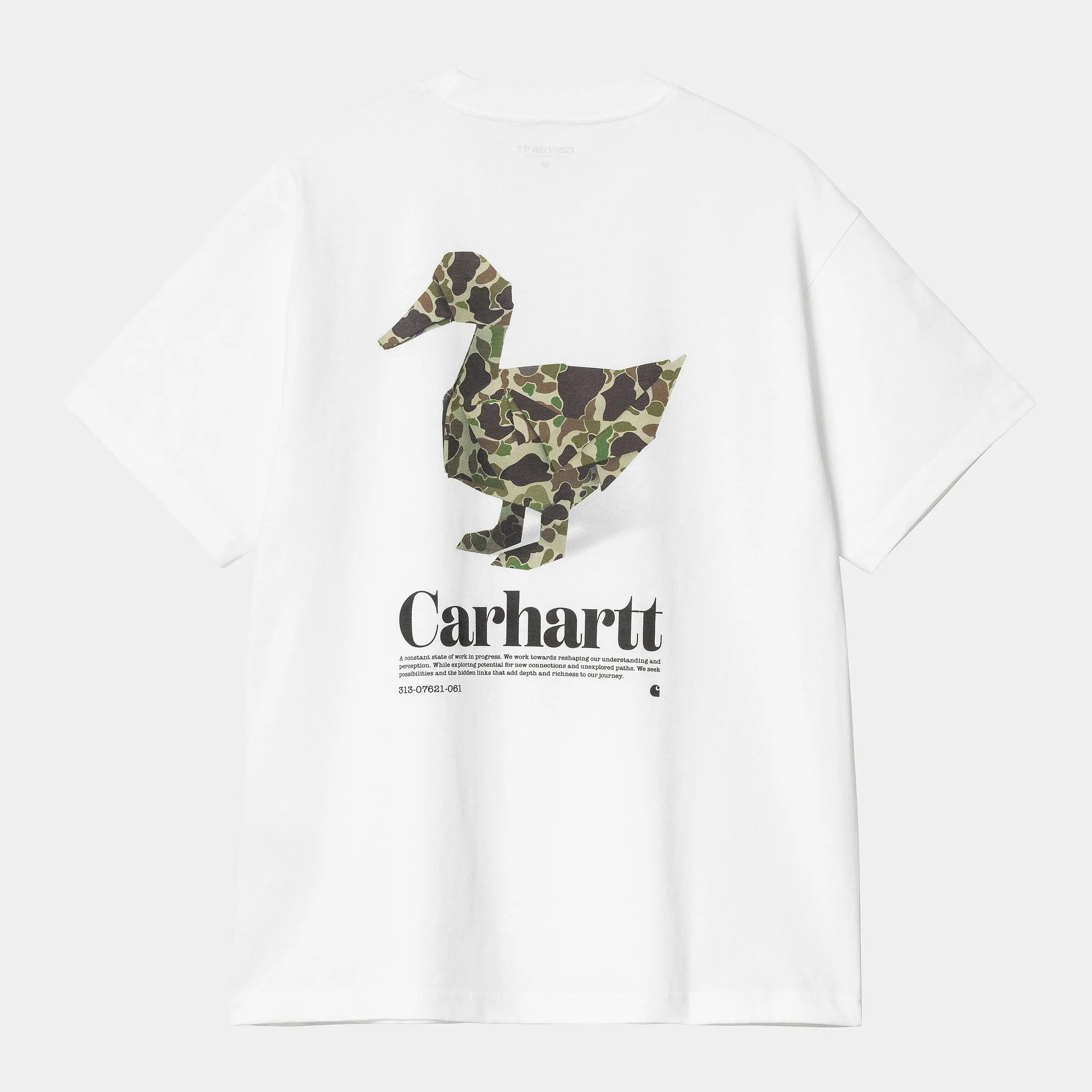 T-SHIRT FOLD DUCK - BLANC CARHARTT WIP -  Klubb