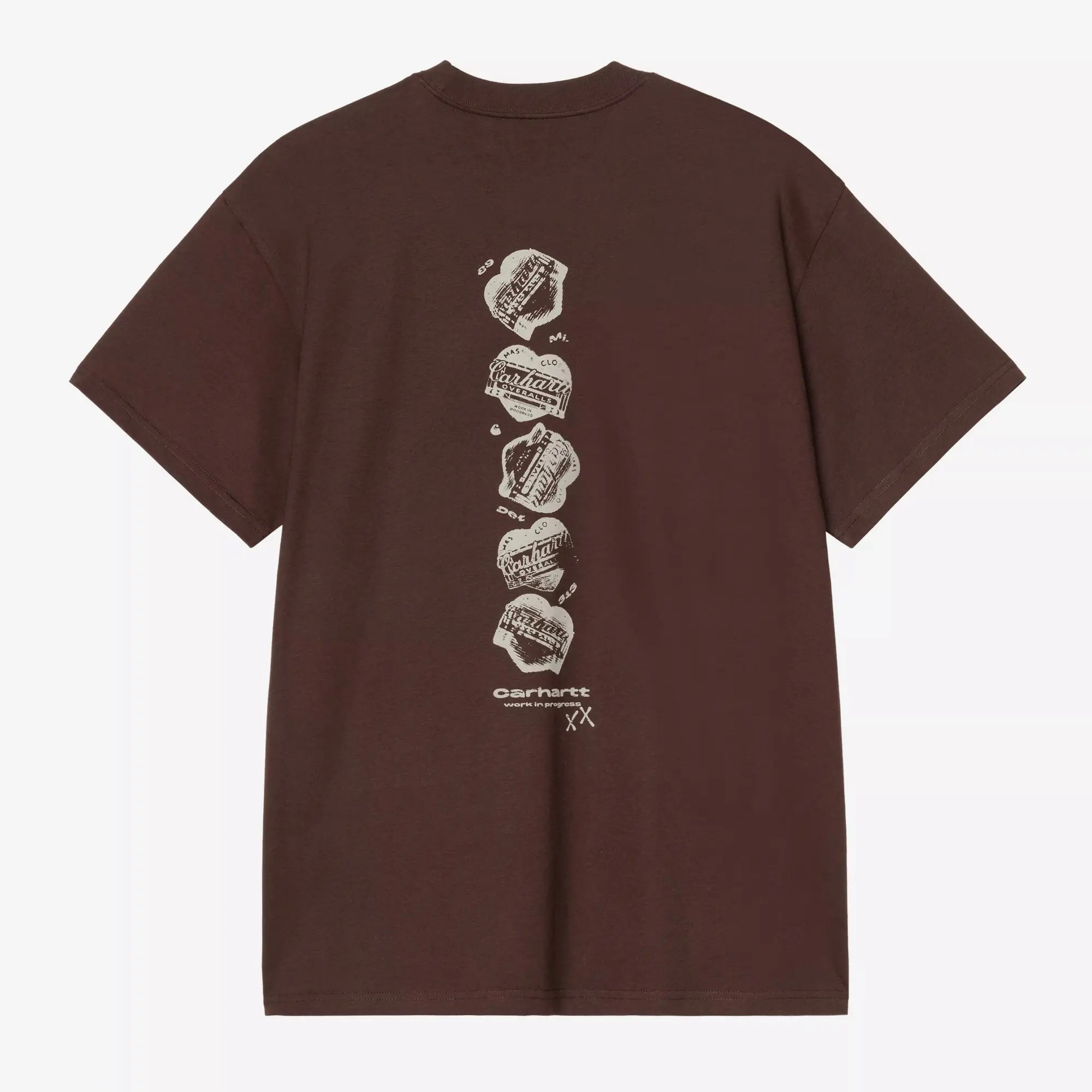 T-SHIRT GARBLE - PALISANDER