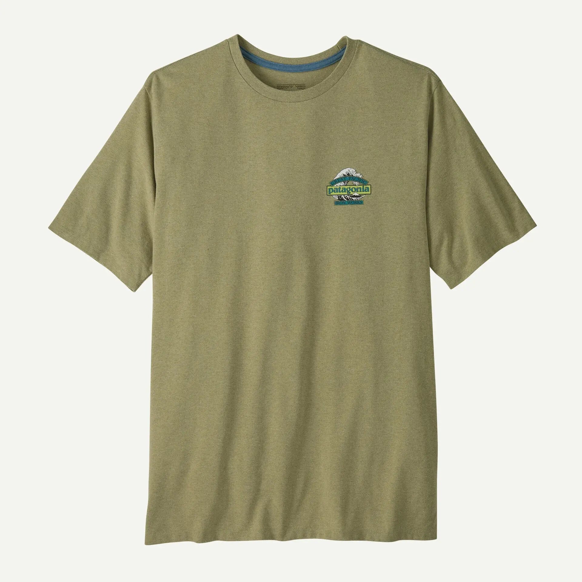 T-shirt Great Waves - Gumtree Green
