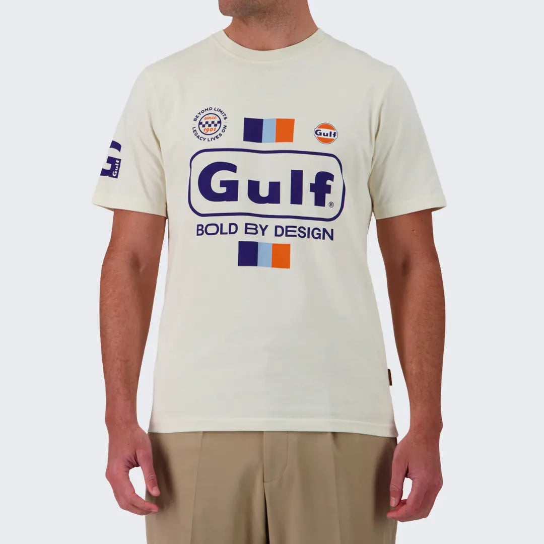 T-shirt Gulf Bold - Ecru - Gulf - détail 2