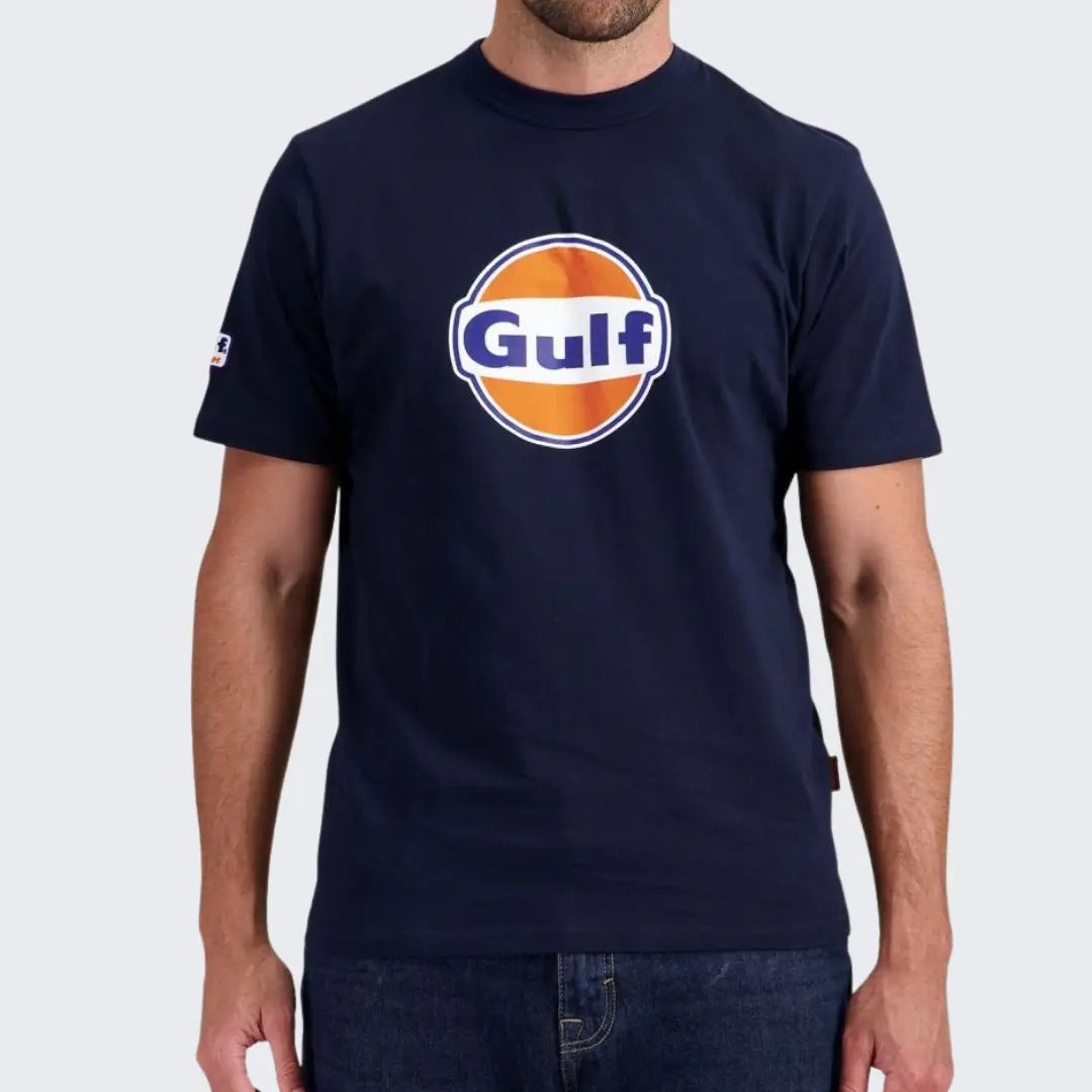T-shirt Gulf Logo - Bleu Marine - Gulf - détail 2