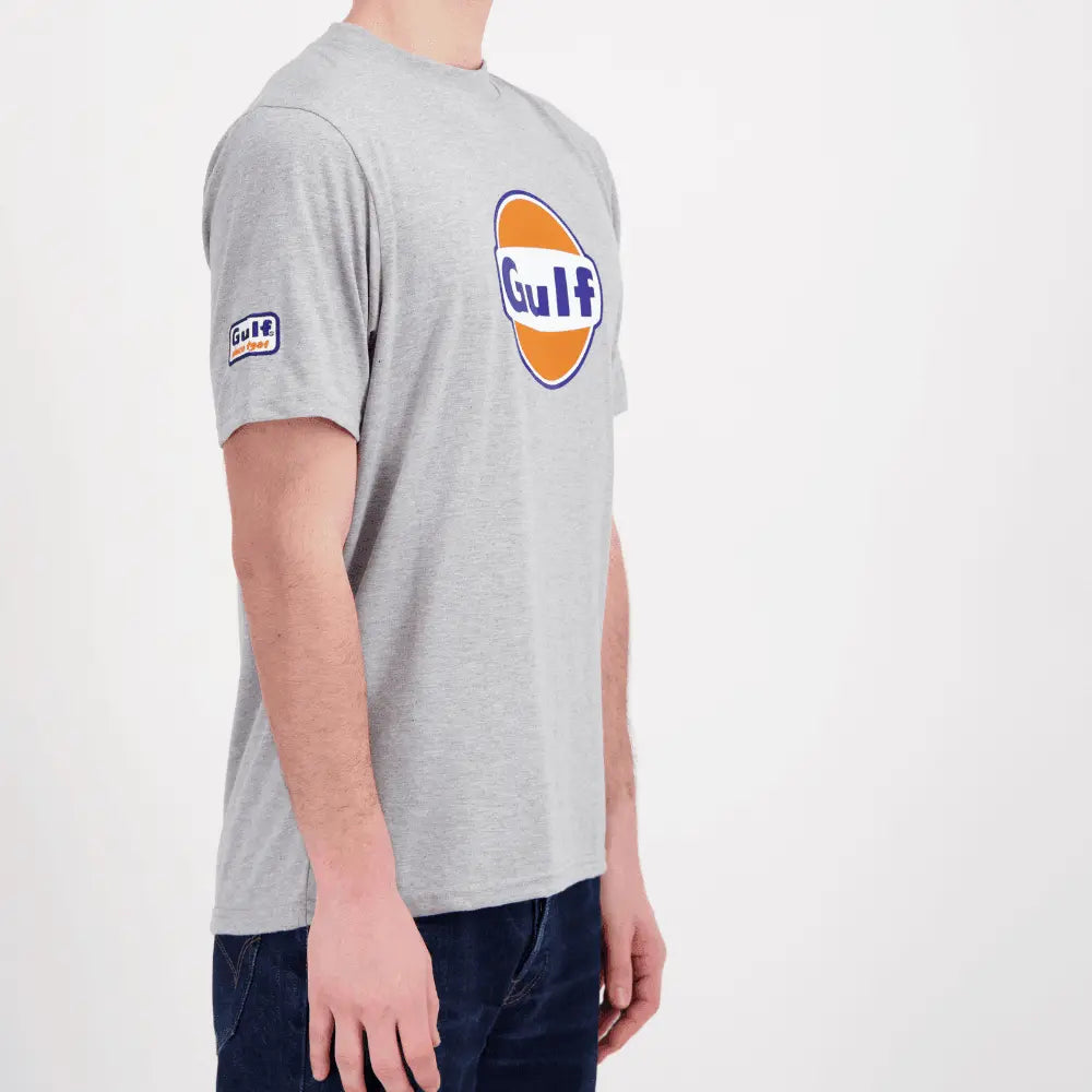 T-SHIRT LOGO GRIS