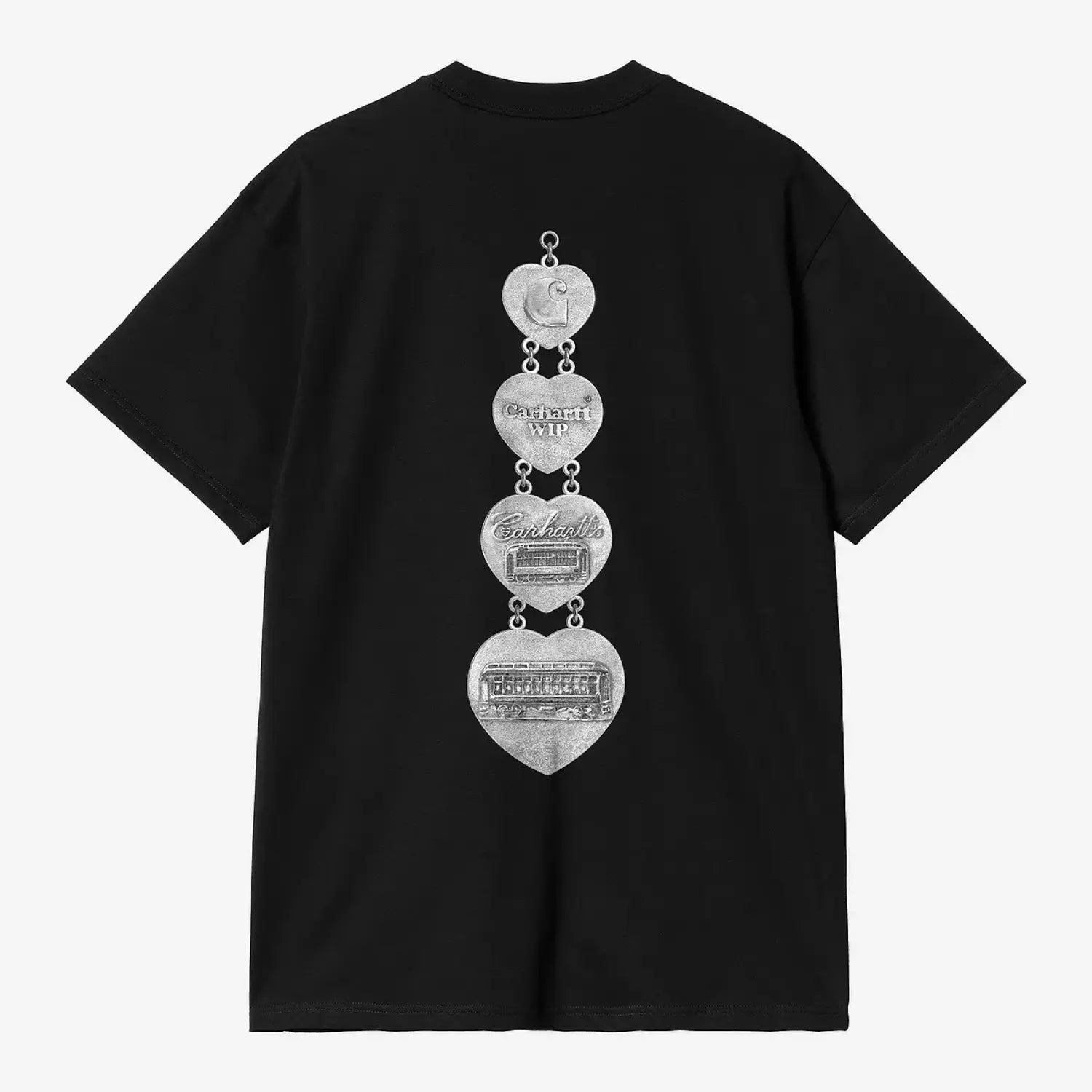 T-SHIRT HARTT CHAIN BLACK CARHARTT WIP -  Klubb