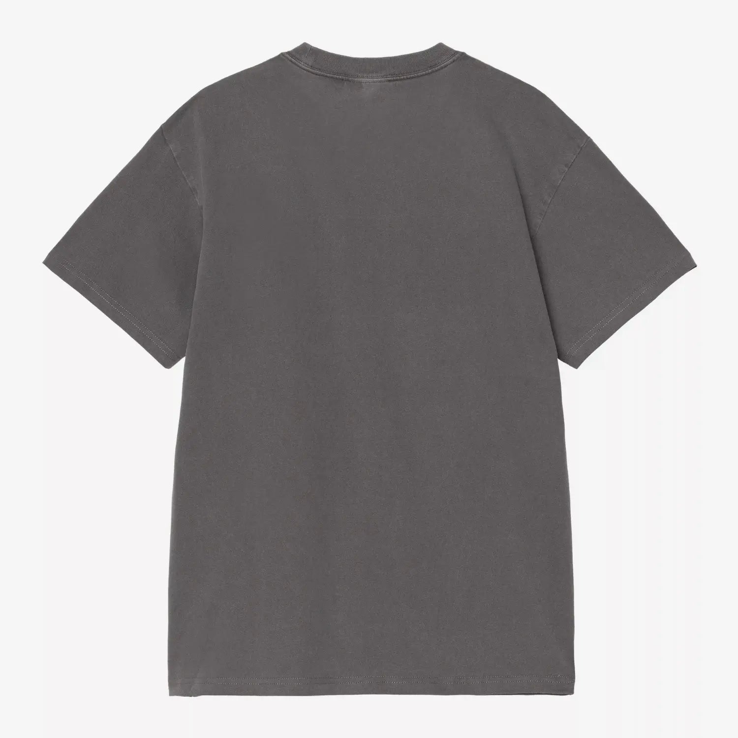 CARHARTT WIP -  T-SHIRT HELIX REDUX BLACK GARMENT DYED -  Klubb