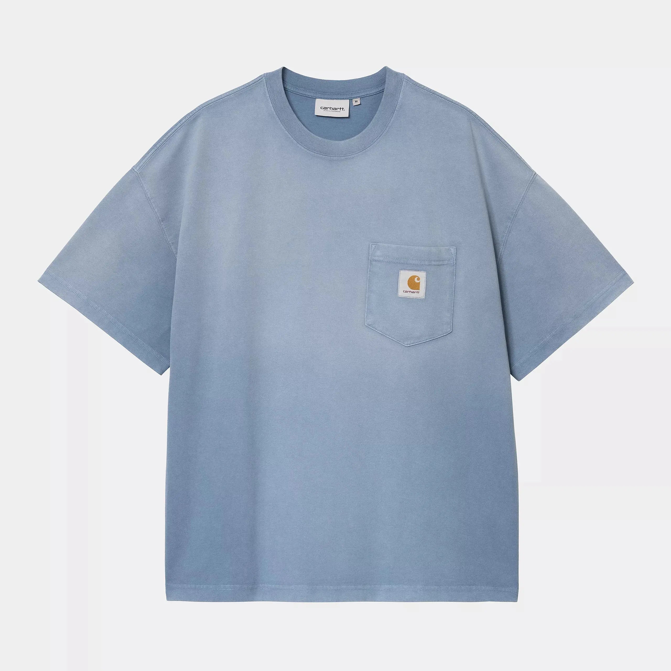 CARHARTT WIP -  T-SHIRT HUDSON BLEU -  Klubb