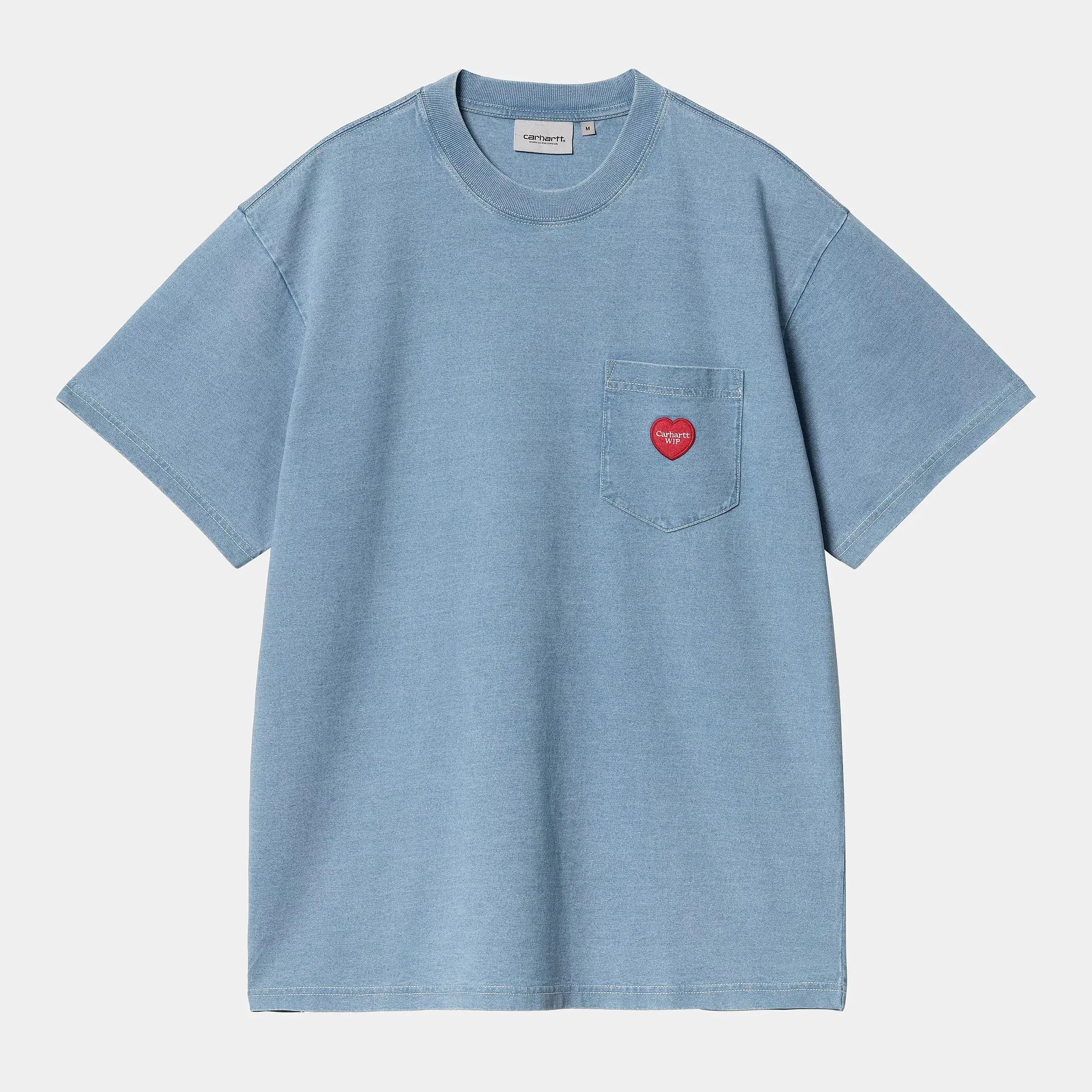 T-SHIRT INGO POCKET BLUE CARHARTT WIP -  Klubb