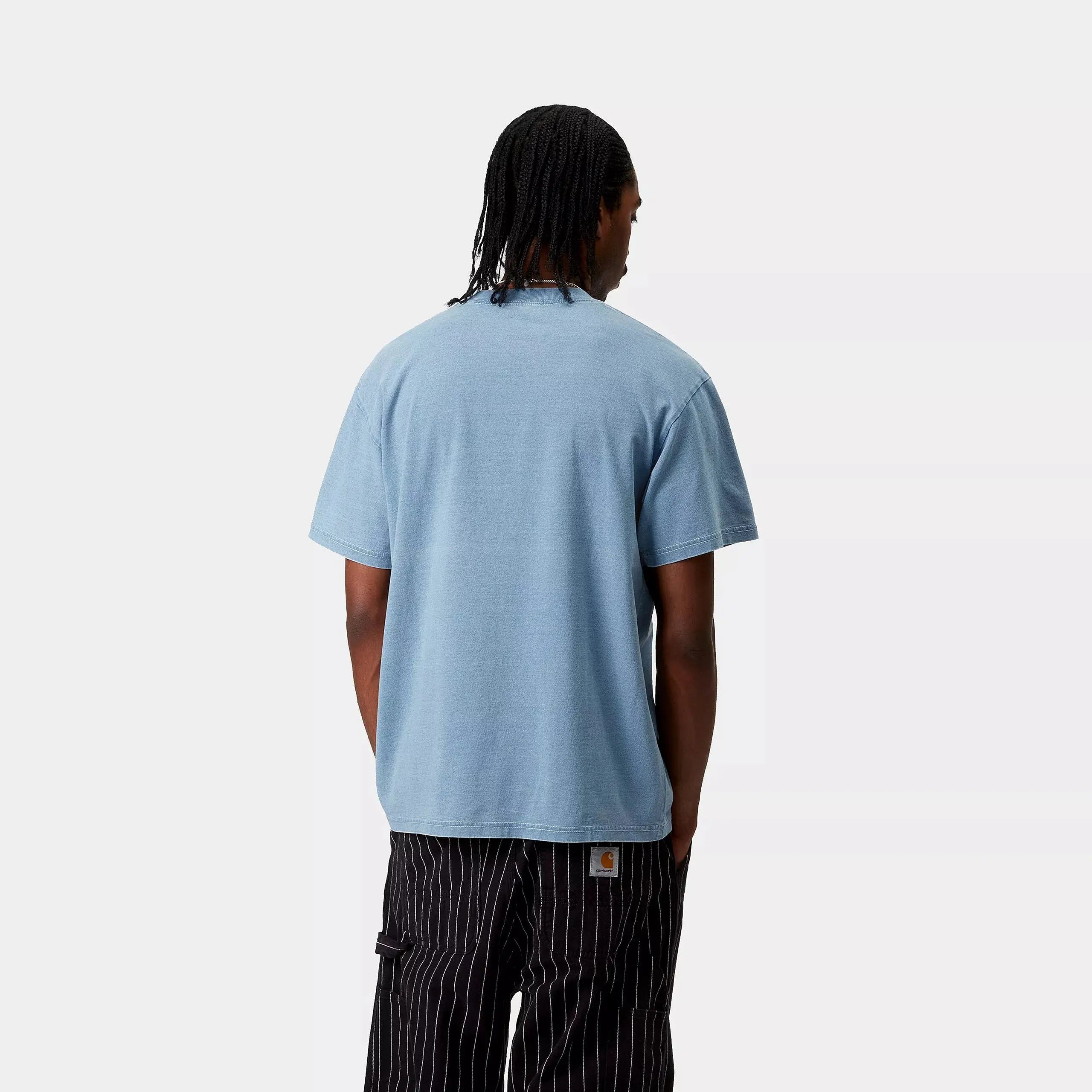T-SHIRT INGO POCKET BLUE CARHARTT WIP -  Klubb