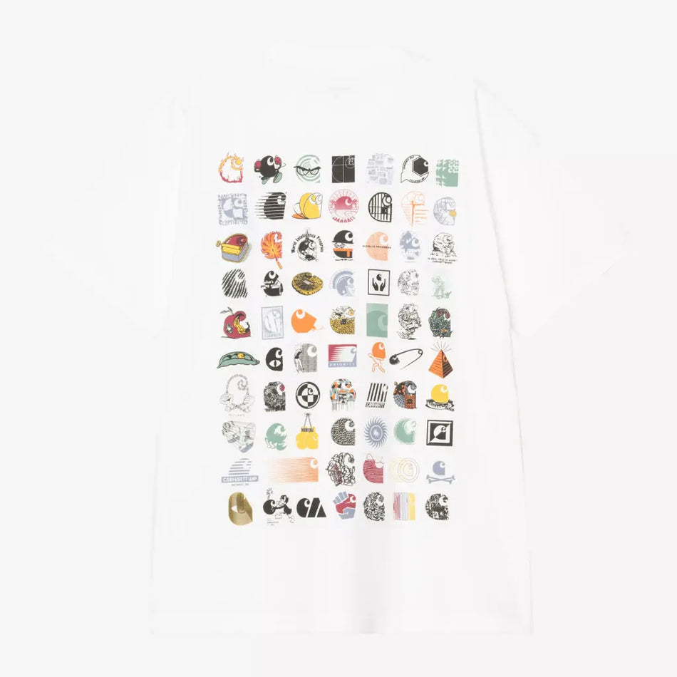 T-SHIRT LOGO ARCHIVE BLANC