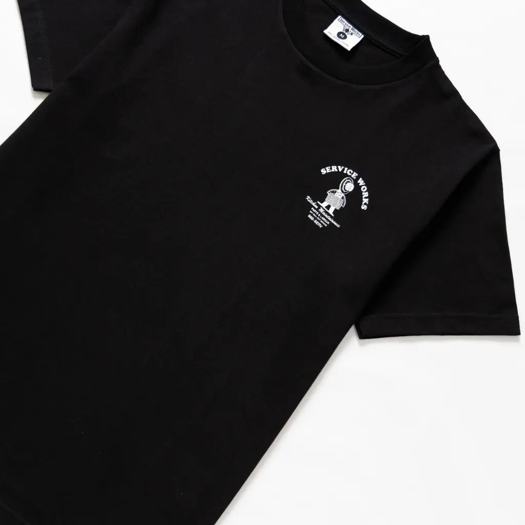 SERVICE WORKS -  T-SHIRT MAINTENANCE NOIR -  Klubb