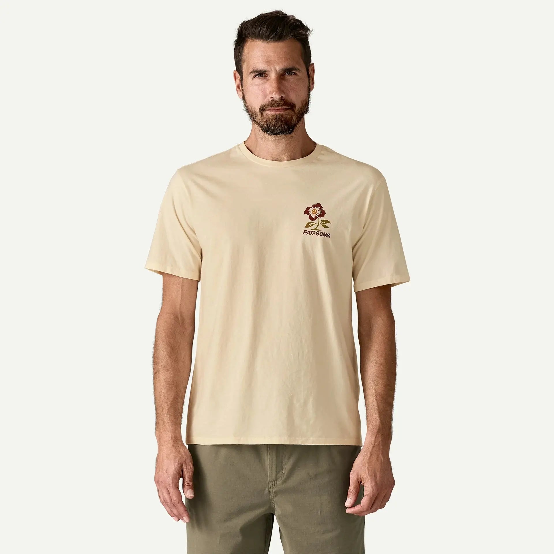 PATAGONIA -  T-SHIRT MAKE PEACE NATURAL -  Klubb
