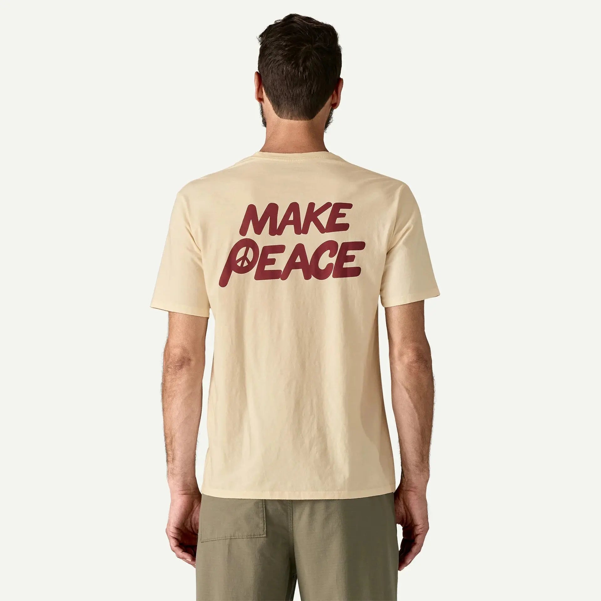 PATAGONIA -  T-SHIRT MAKE PEACE NATURAL -  Klubb