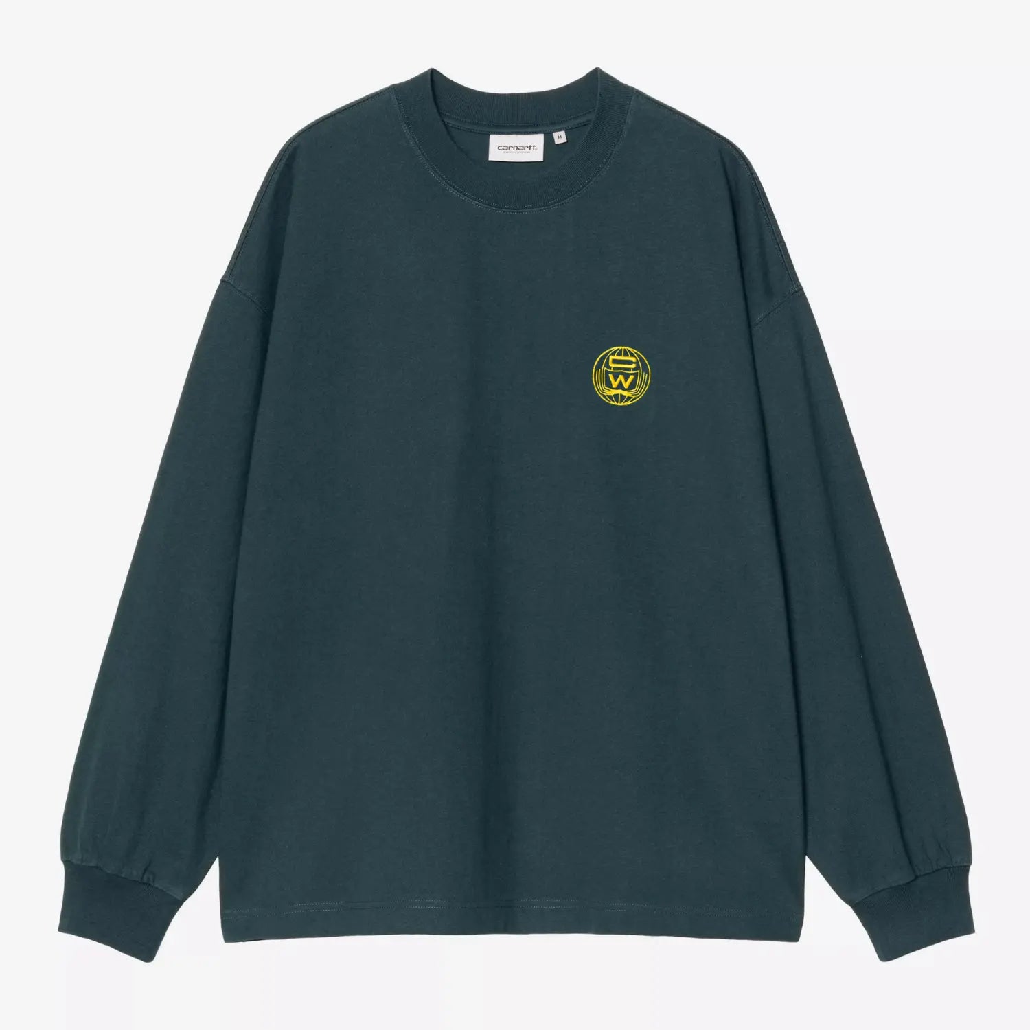 CARHARTT WIP -  T-SHIRT MANCHES WORLD CLASS LONGUES DEEP LAGOON -  Klubb