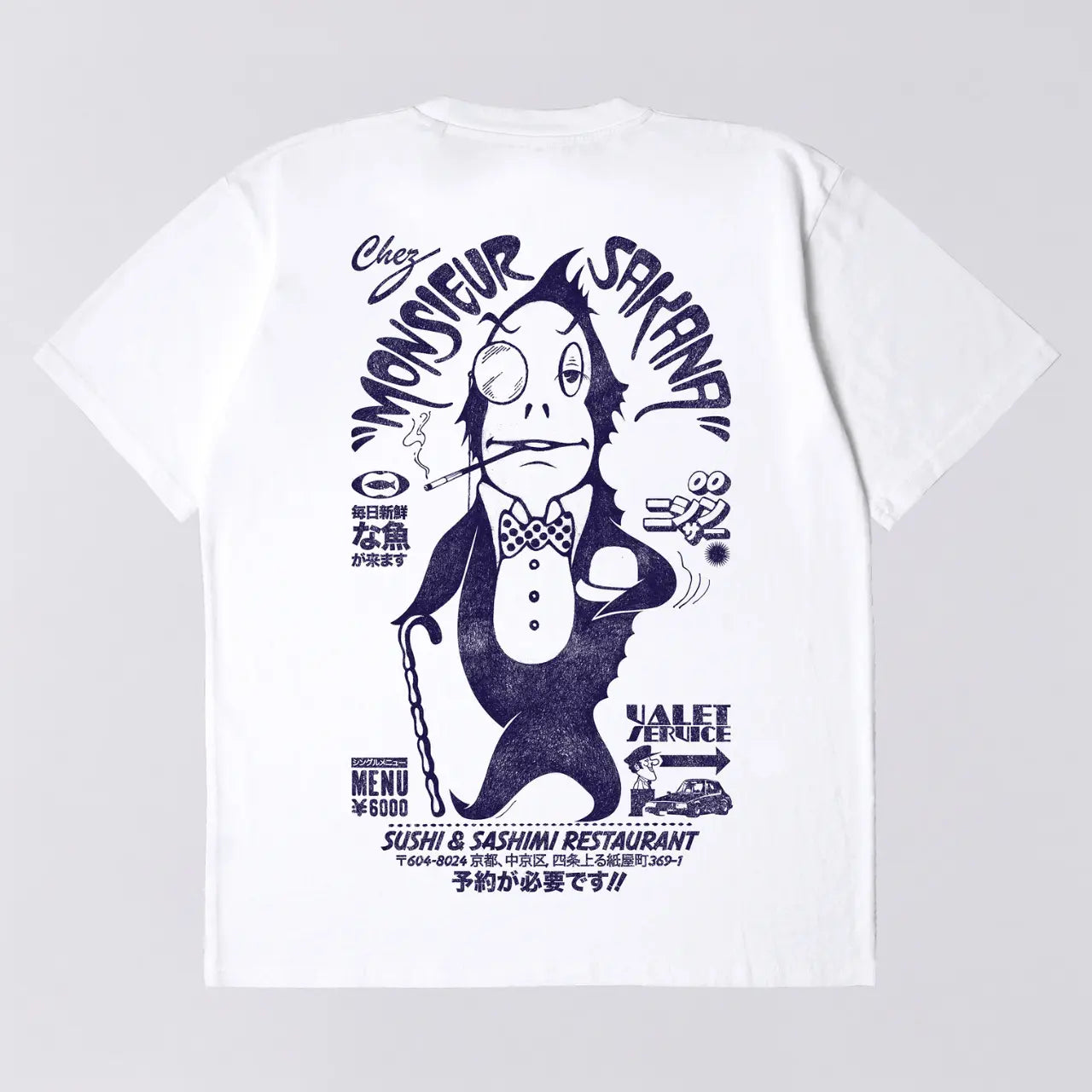 EDWIN -  T-SHIRT MONSIEUR SAKANA BLANC -  Klubb