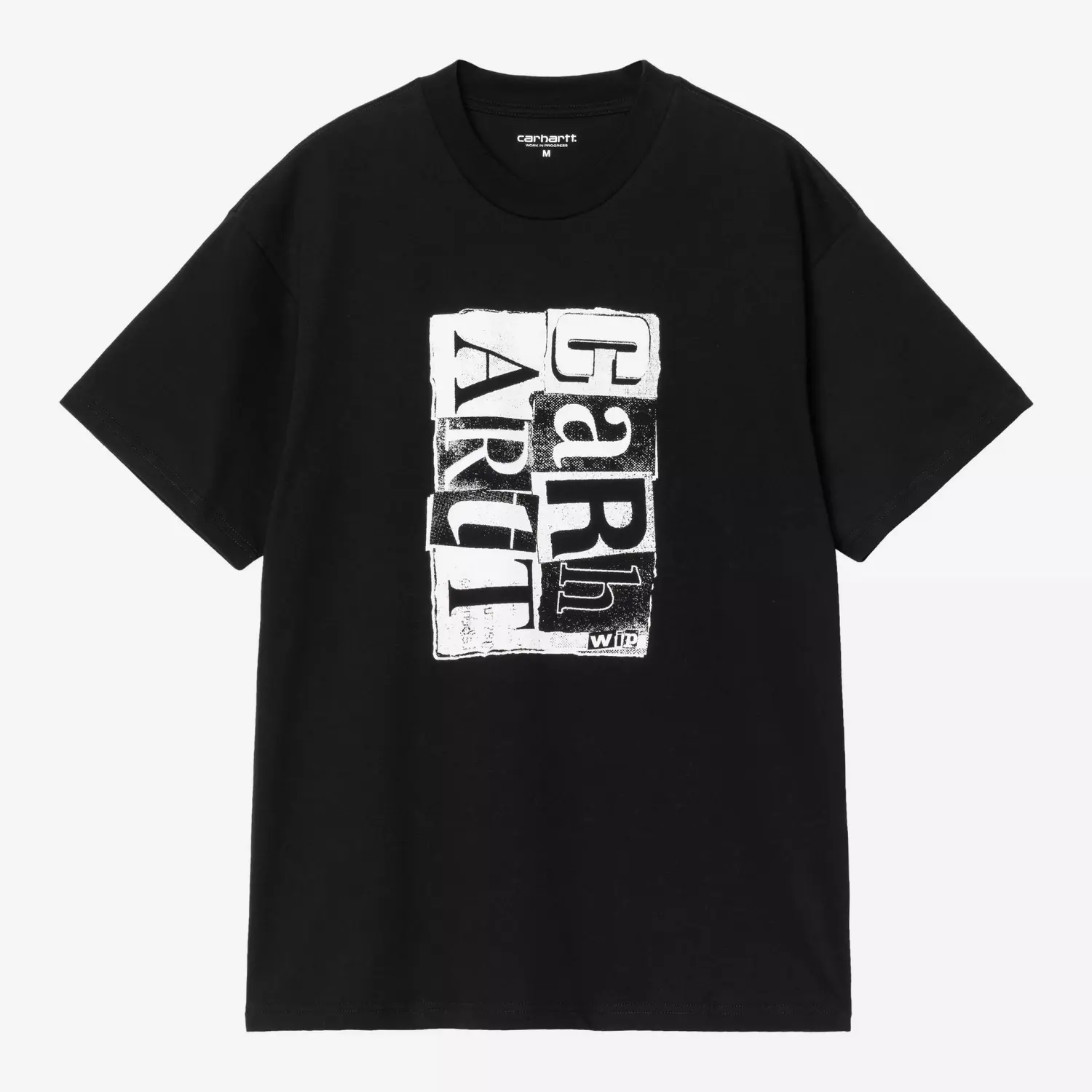 CARHARTT WIP -  T-SHIRT MOVING LETTERPRESS - NOIR -  Klubb