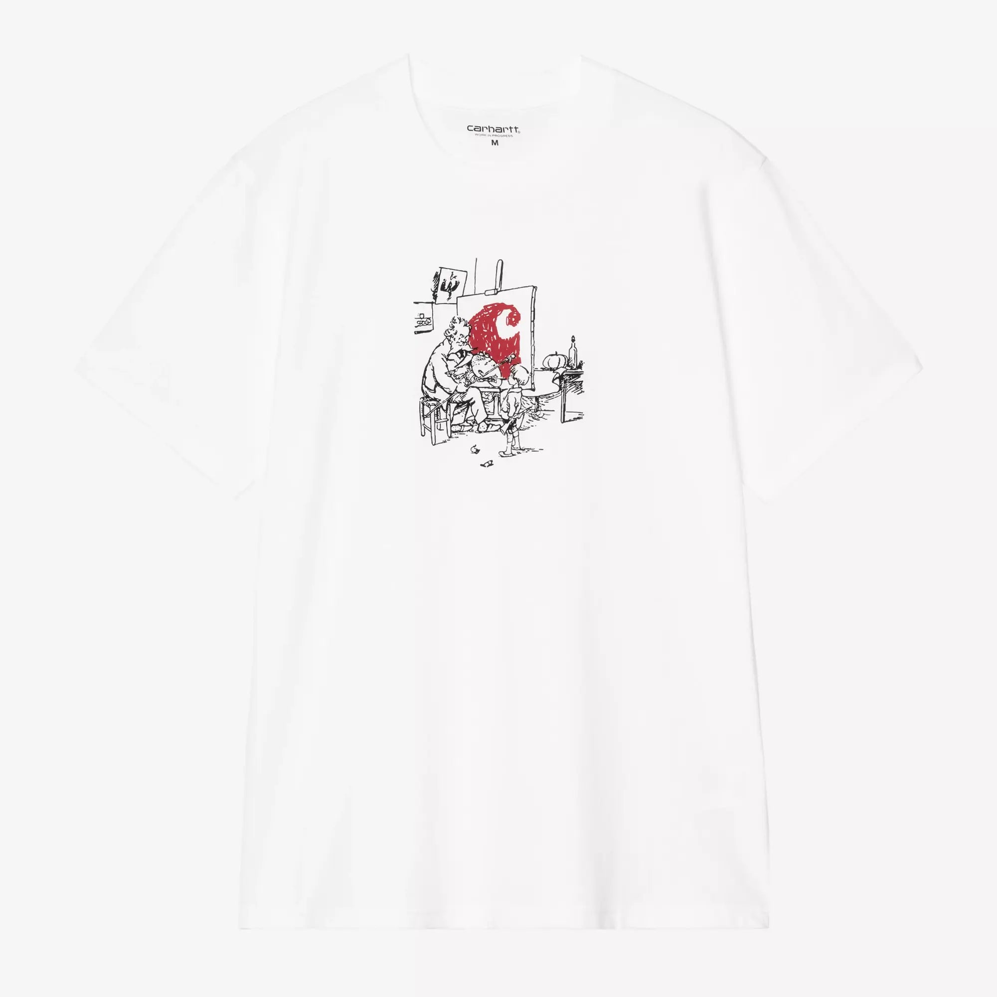 T-shirt Old Painter - Blanc - Carhartt WIP