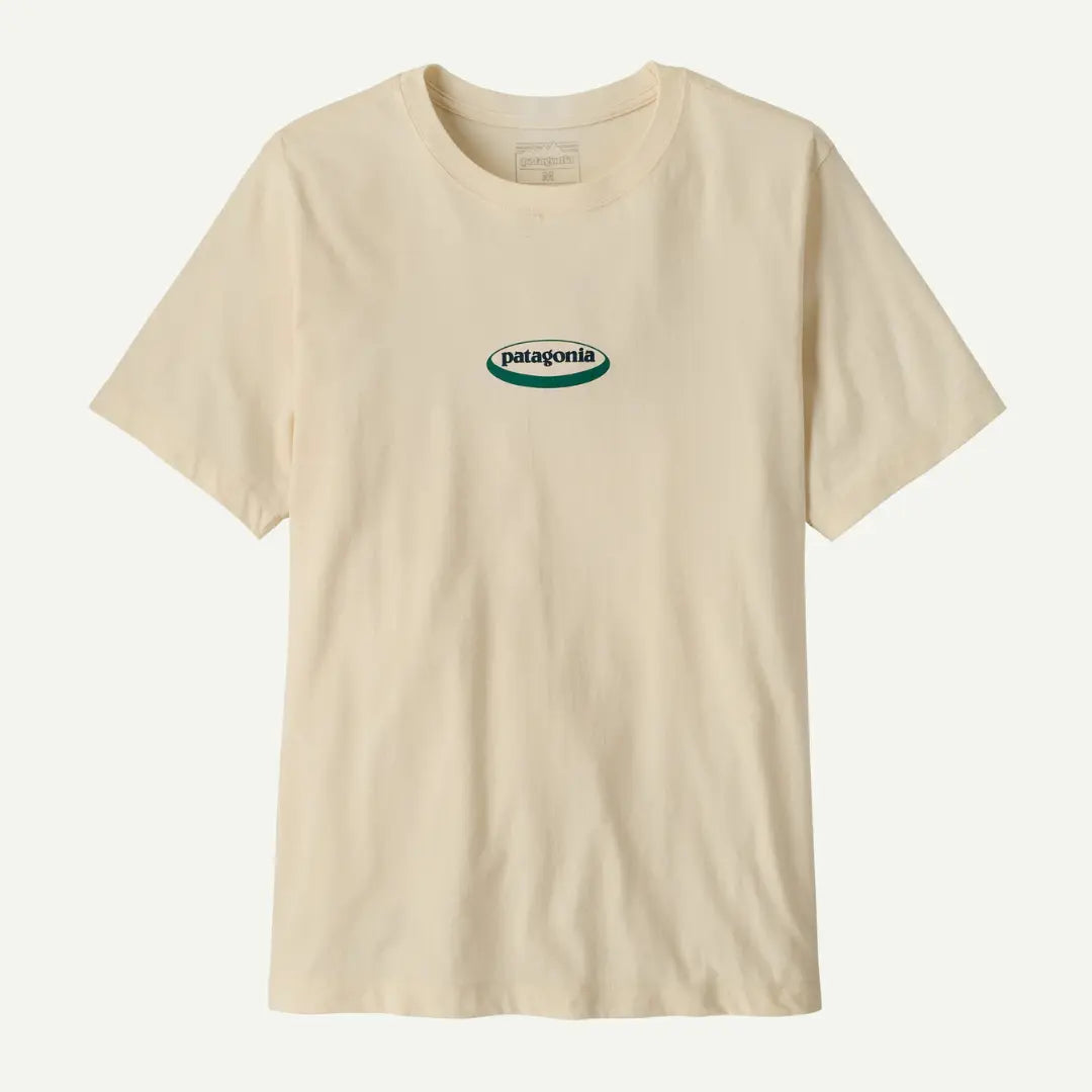 T-SHIRT OVAL LOGO - UNDYED NATURAL