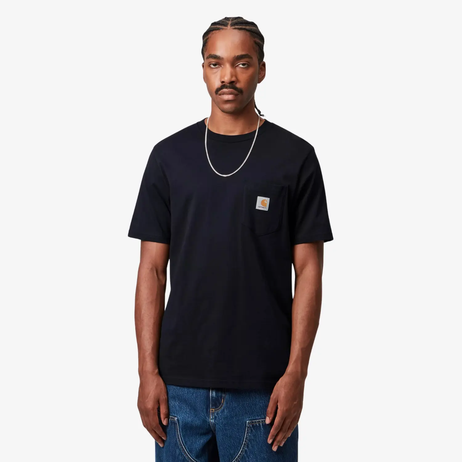 CARHARTT WIP -  T-SHIRT POCKET - DARK NAVY -  Klubb