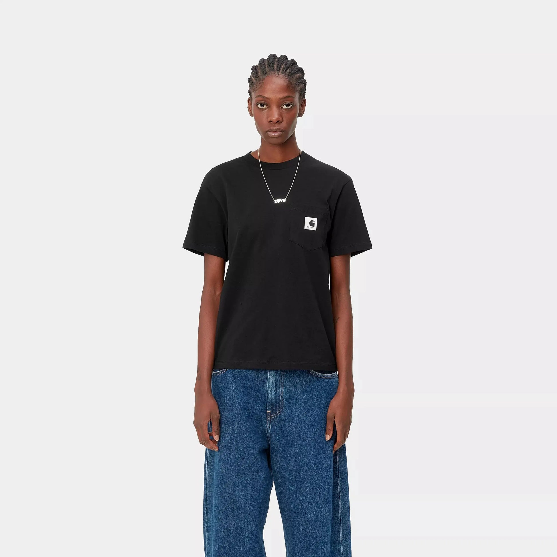 T-SHIRT POCKET - NOIR CARHARTT WIP -  Klubb