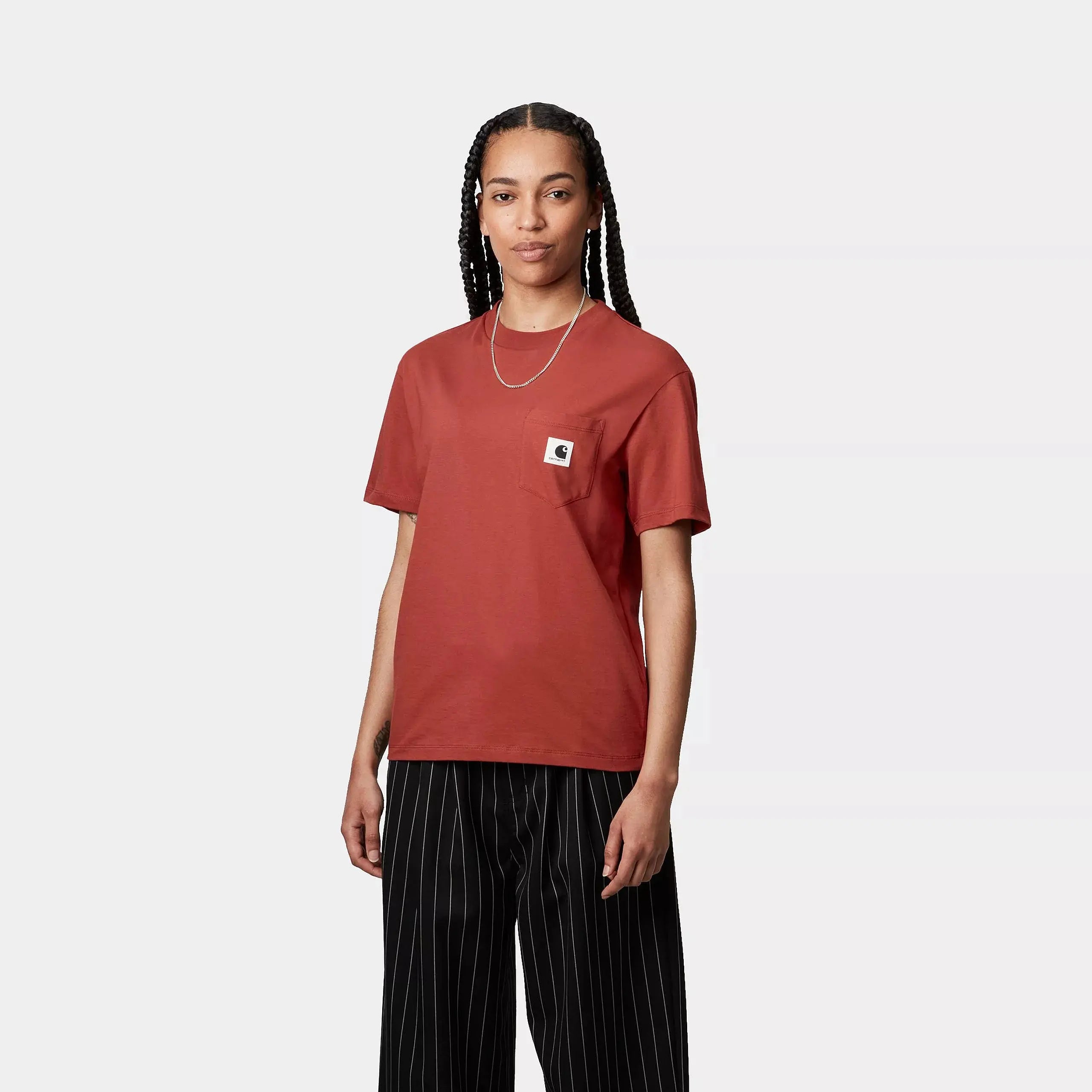 T-SHIRT POCKET - VERMILLON CARHARTT WIP -  Klubb