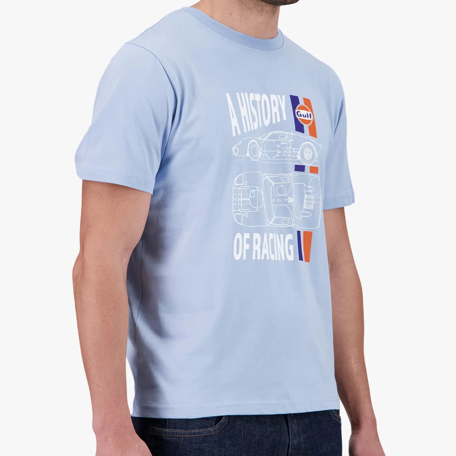 GULF -  T-SHIRT RACING HISTORY BLEU -  Klubb