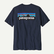 T-SHIRT RESPONSABILI-TEE P6 LOGO - BLEU PATAGONIA -  Klubb