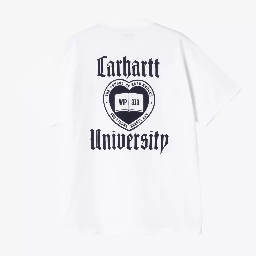 CARHARTT WIP -  T-SHIRT SCHOOLING BLANC -  Klubb