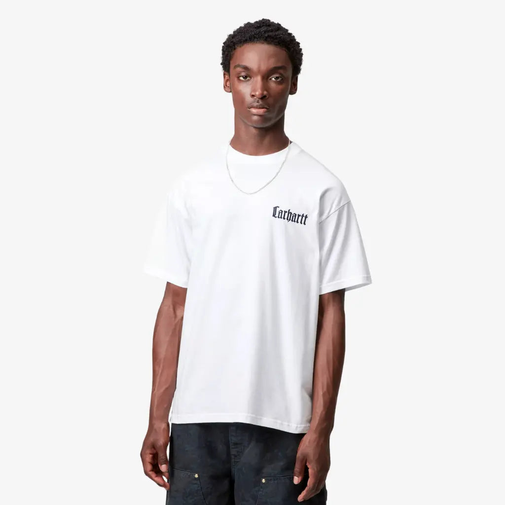 CARHARTT WIP -  T-SHIRT SCHOOLING BLANC -  Klubb