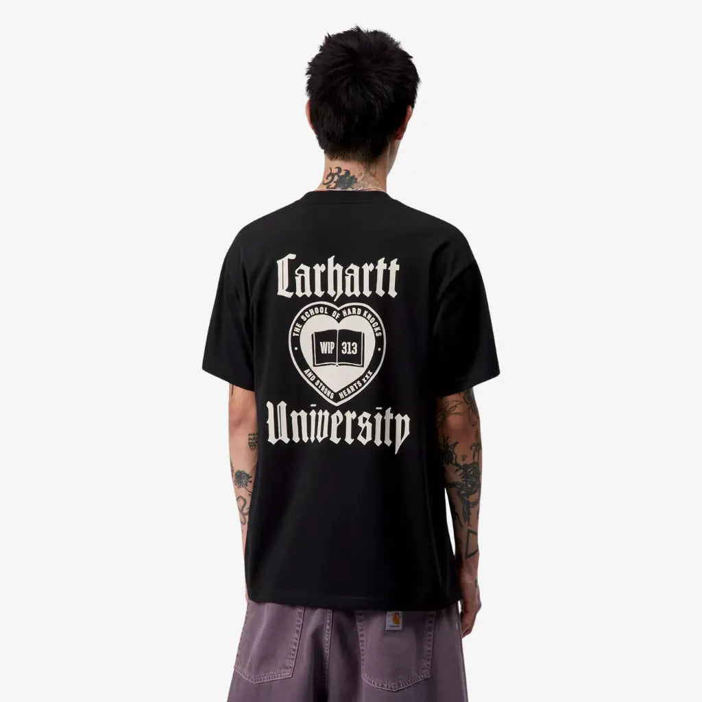 CARHARTT WIP -  T-SHIRT SCHOOLING NOIR -  Klubb