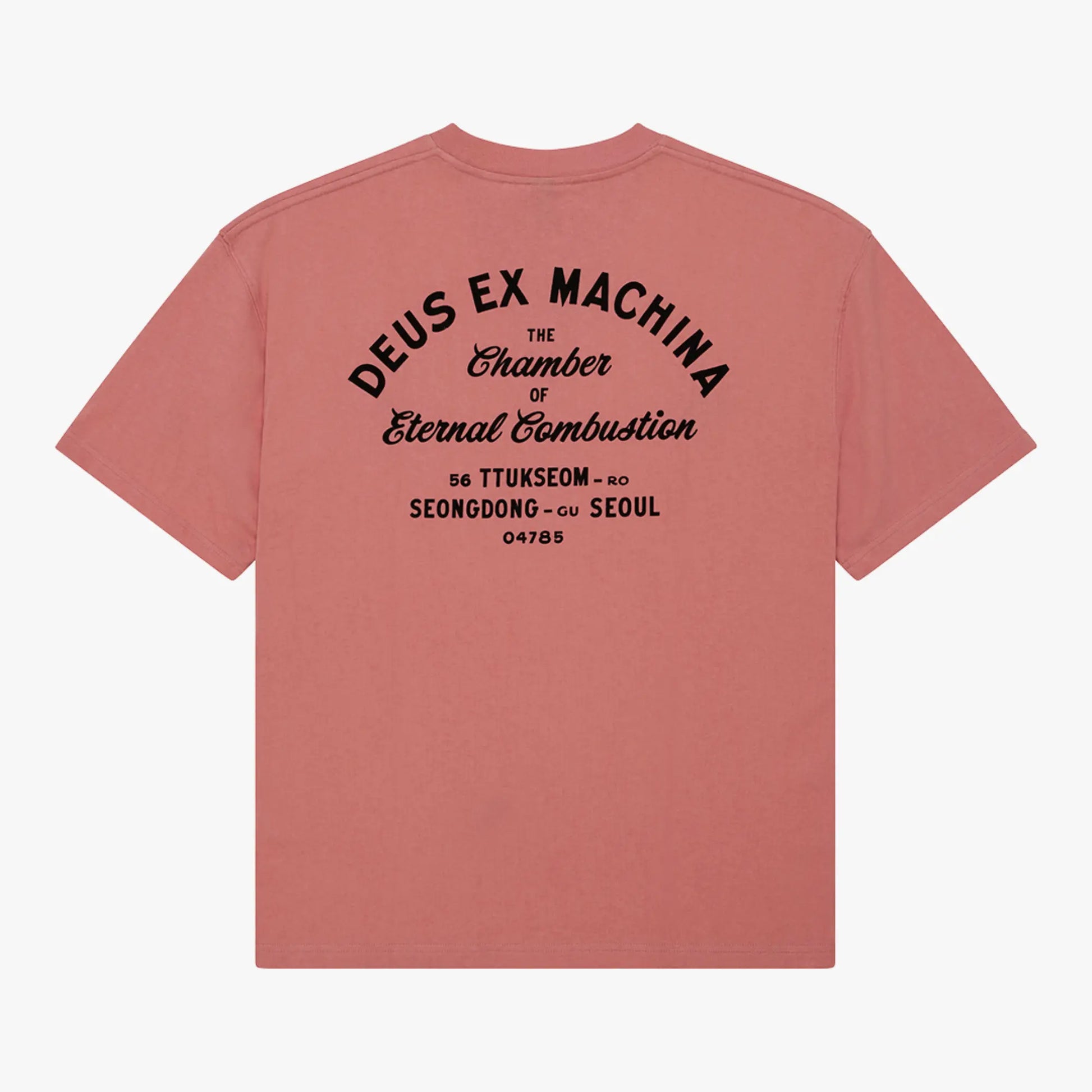 T-shirt Seoul Sign Lobster Bisque Pink - Deus Ex Machina - détail 2