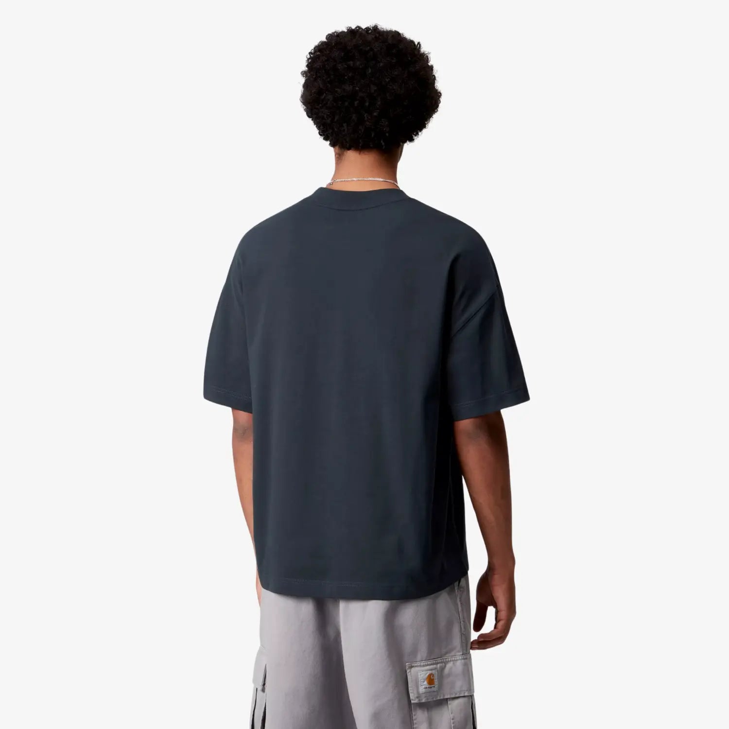 CARHARTT WIP -  T-SHIRT SIGNATURE DEEP NIGHT / GLASSY PINK -  Klubb