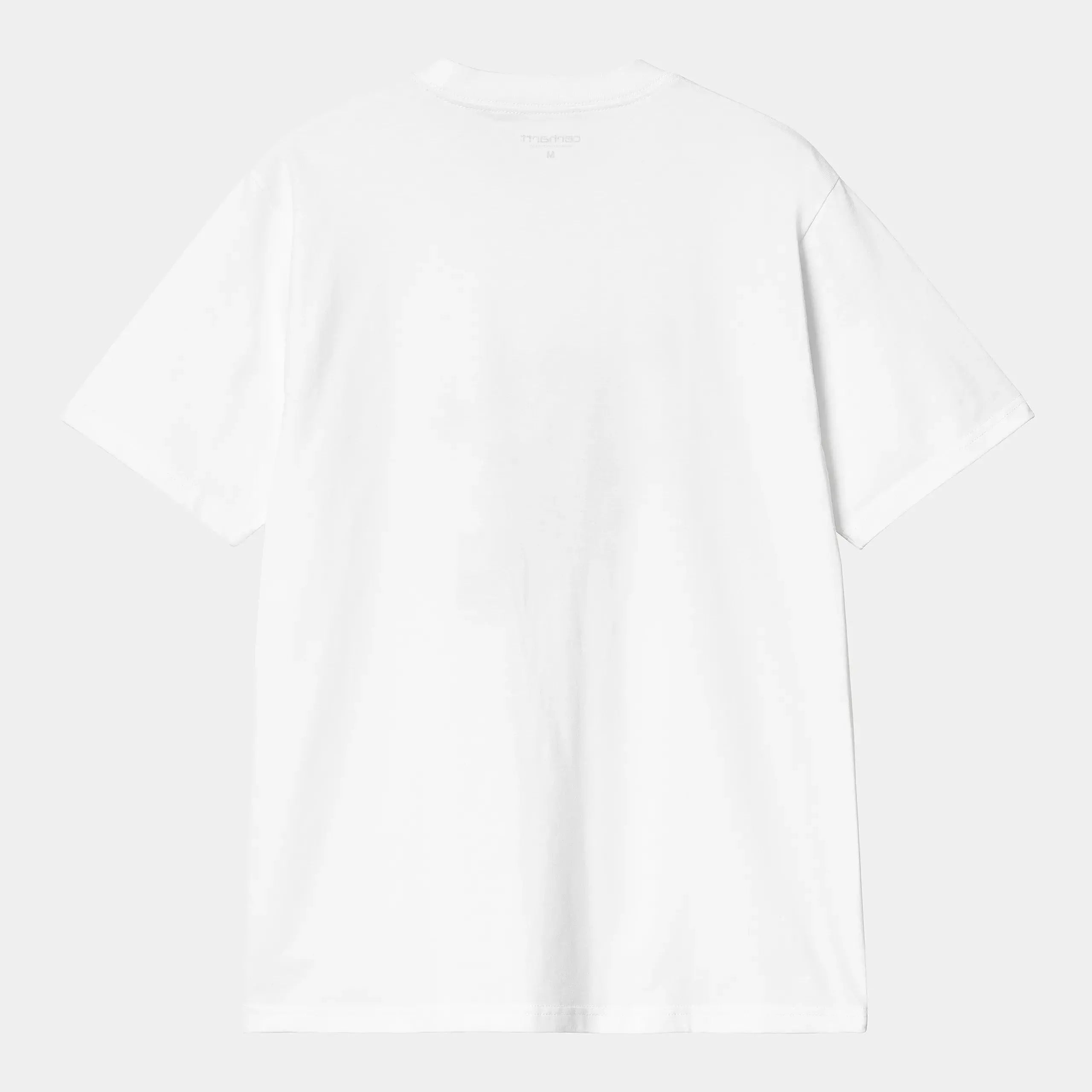 CARHARTT WIP -  T-SHIRT SOLAR CHROME LOGO BLANC -  Klubb