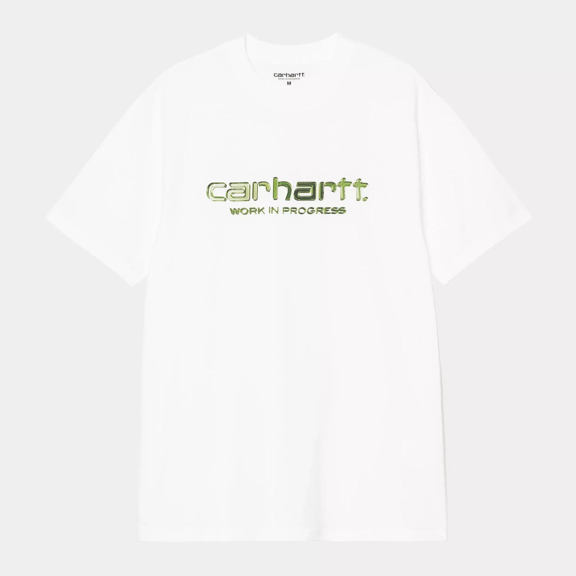 CARHARTT WIP -  T-SHIRT SOLAR CHROME SCRIPT BLANC -  Klubb