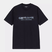 CARHARTT WIP -  T-SHIRT SOLAR CHROME SCRIPT NAVY -  Klubb