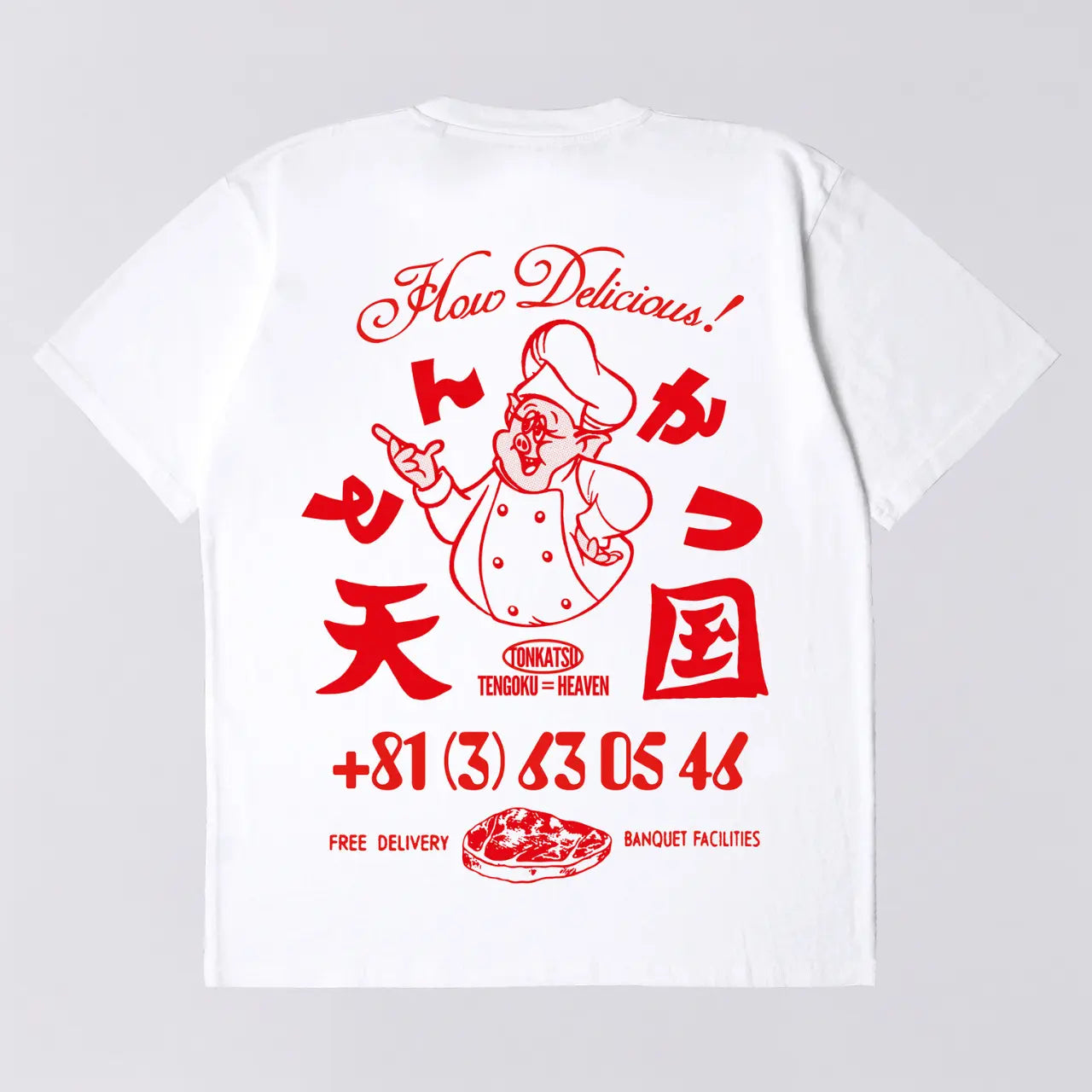 EDWIN -  T-SHIRT TONKATSU BLANC -  Klubb