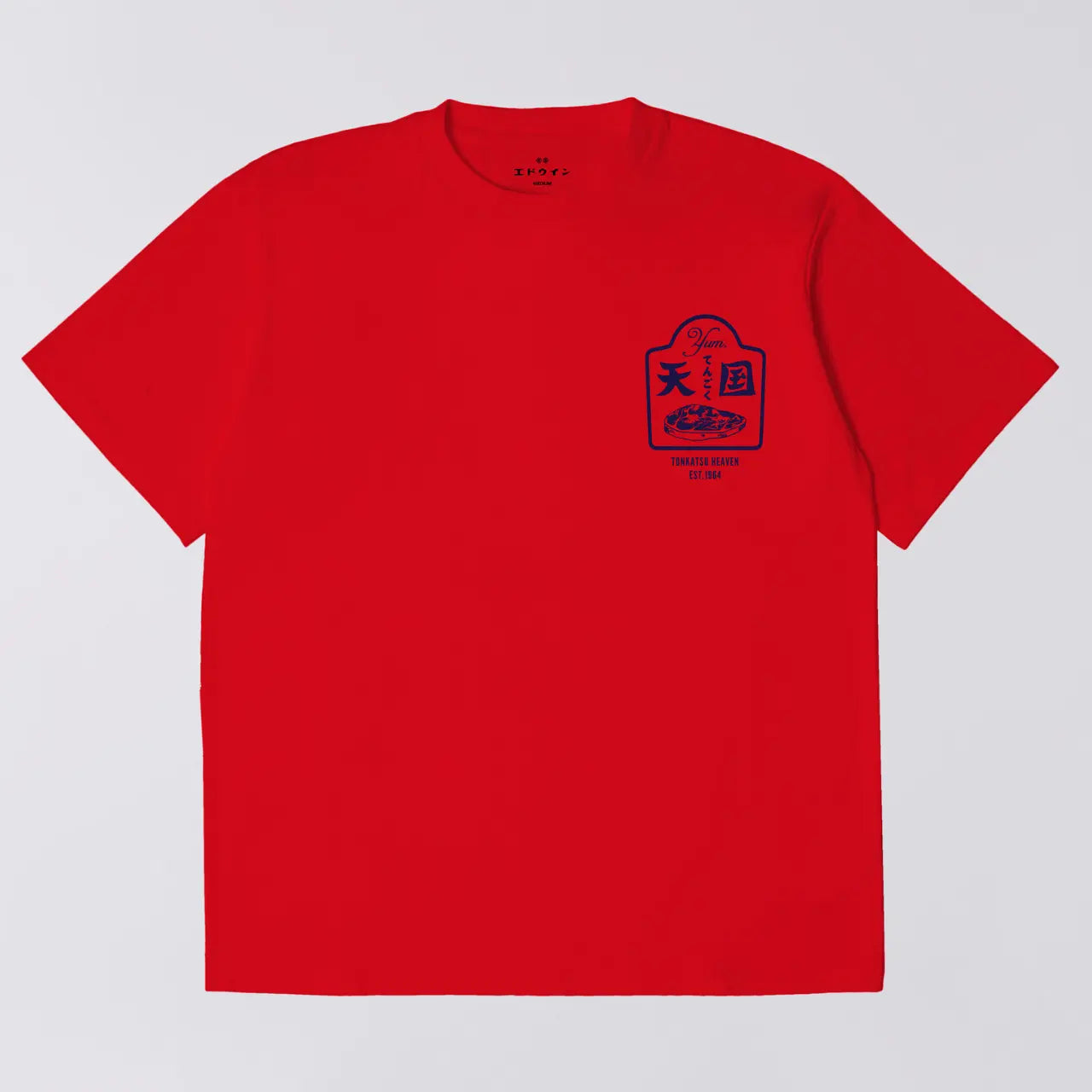 EDWIN -  T-SHIRT TONKATSU ROUGE -  Klubb