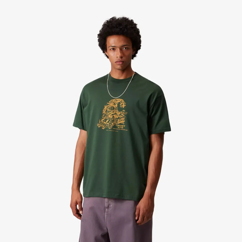 CARHARTT WIP -  T-SHIRT UNIT SYCAMORE -  Klubb