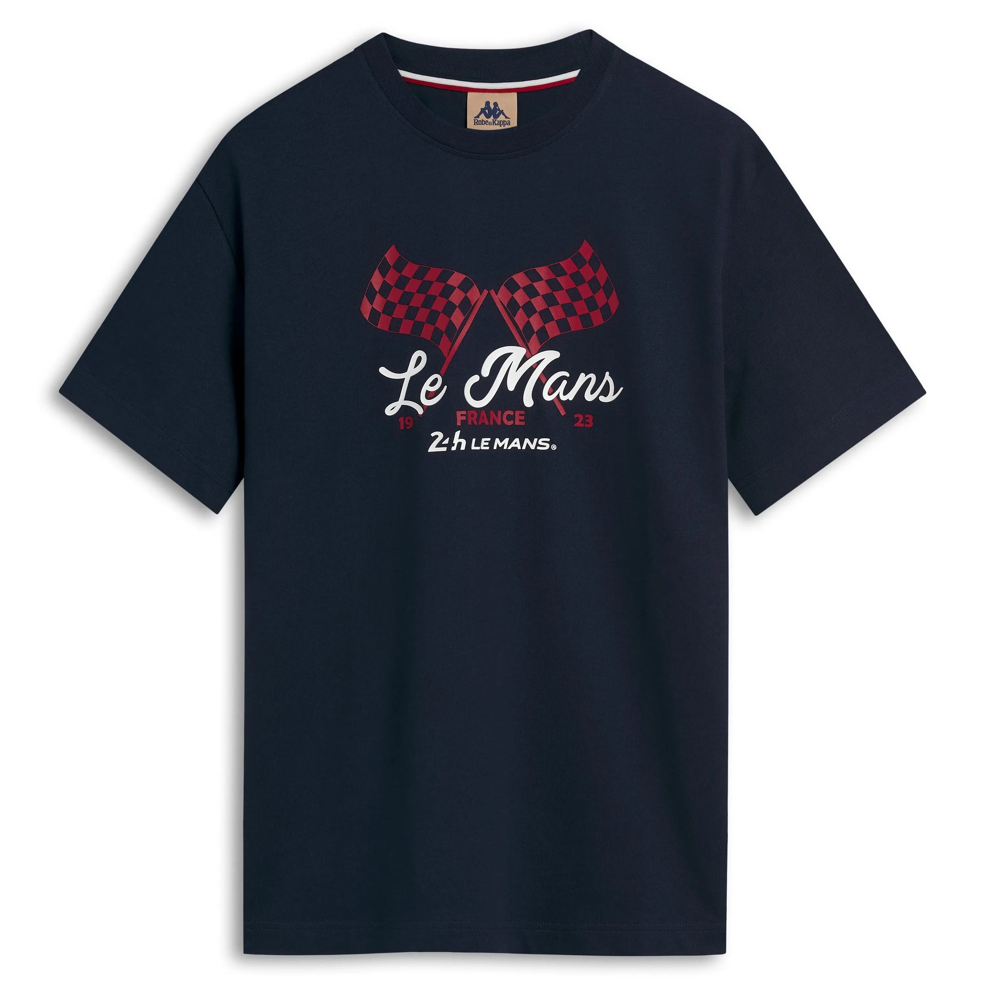 T-shirt Kappa Dieter 24H Le Mans bleu — vue de face
