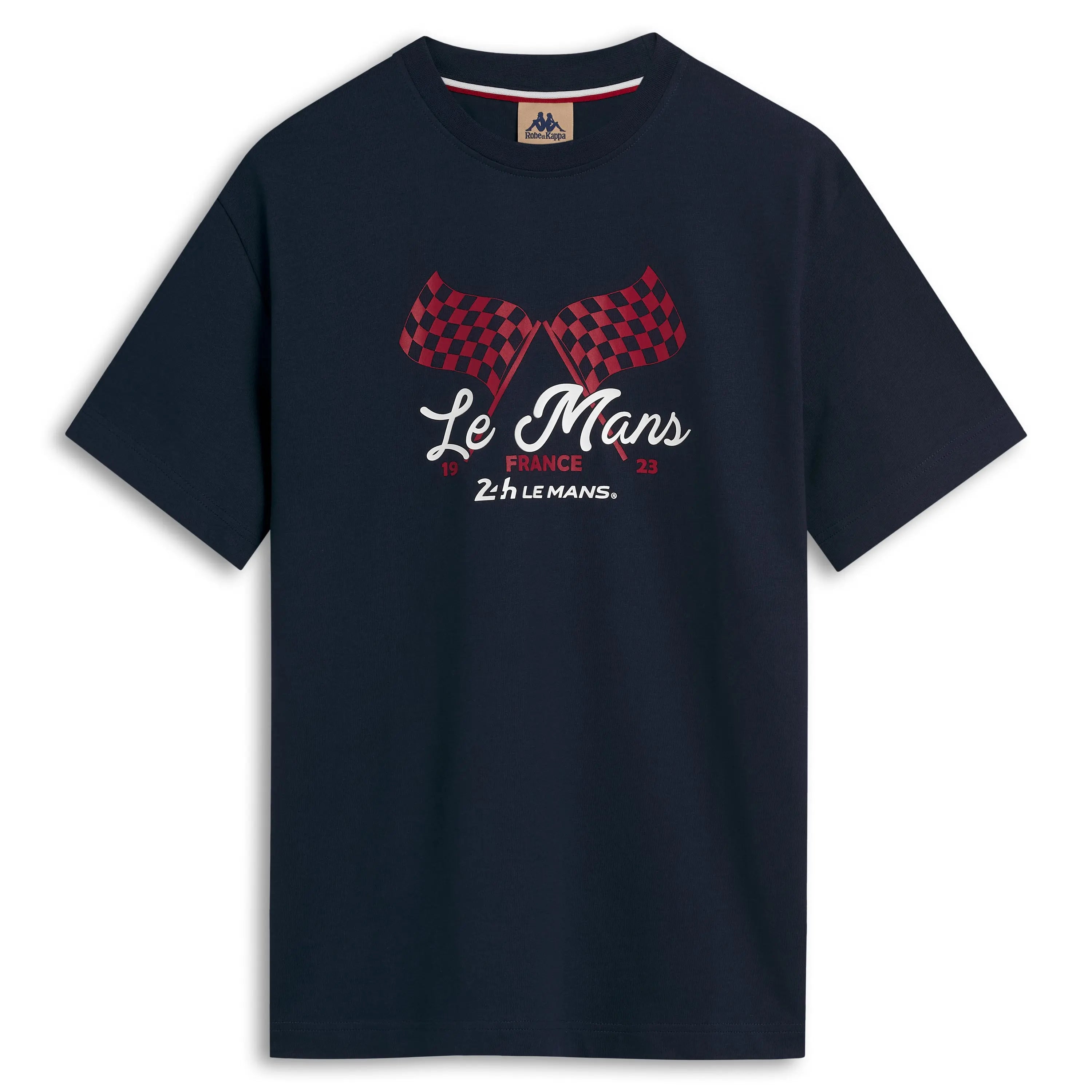 T-shirt Kappa Dieter 24H Le Mans bleu — vue de face
