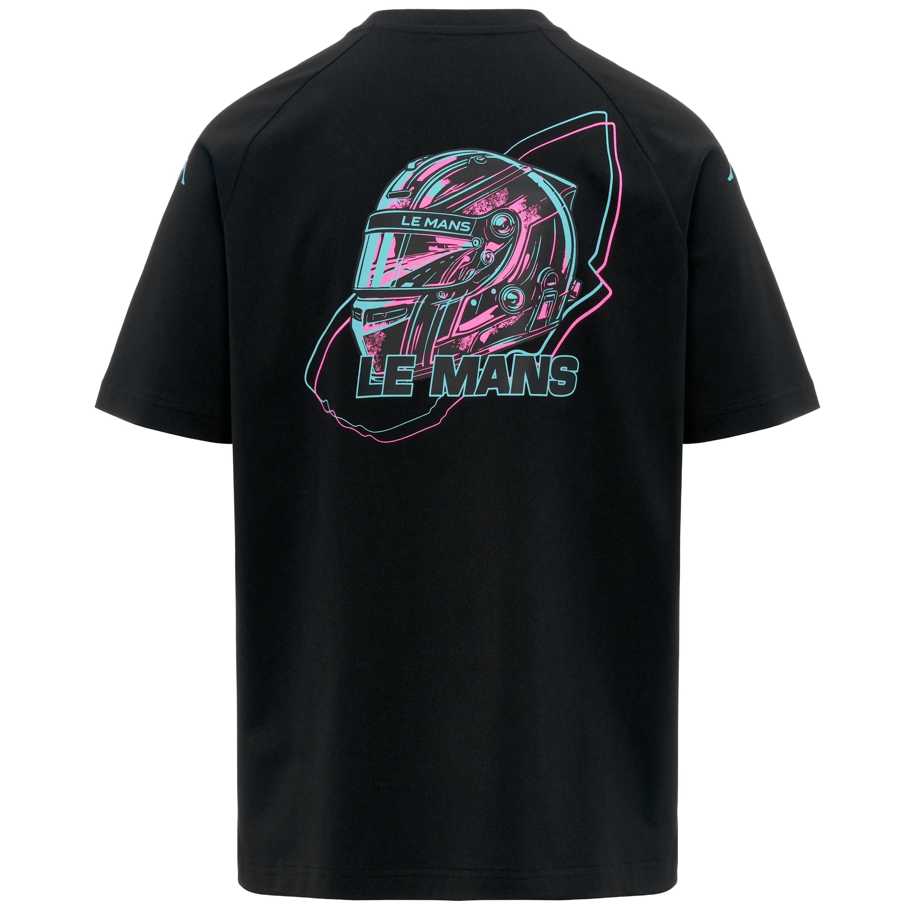 T-shirt Kappa Reang 24H Le Mans noir — vue de face