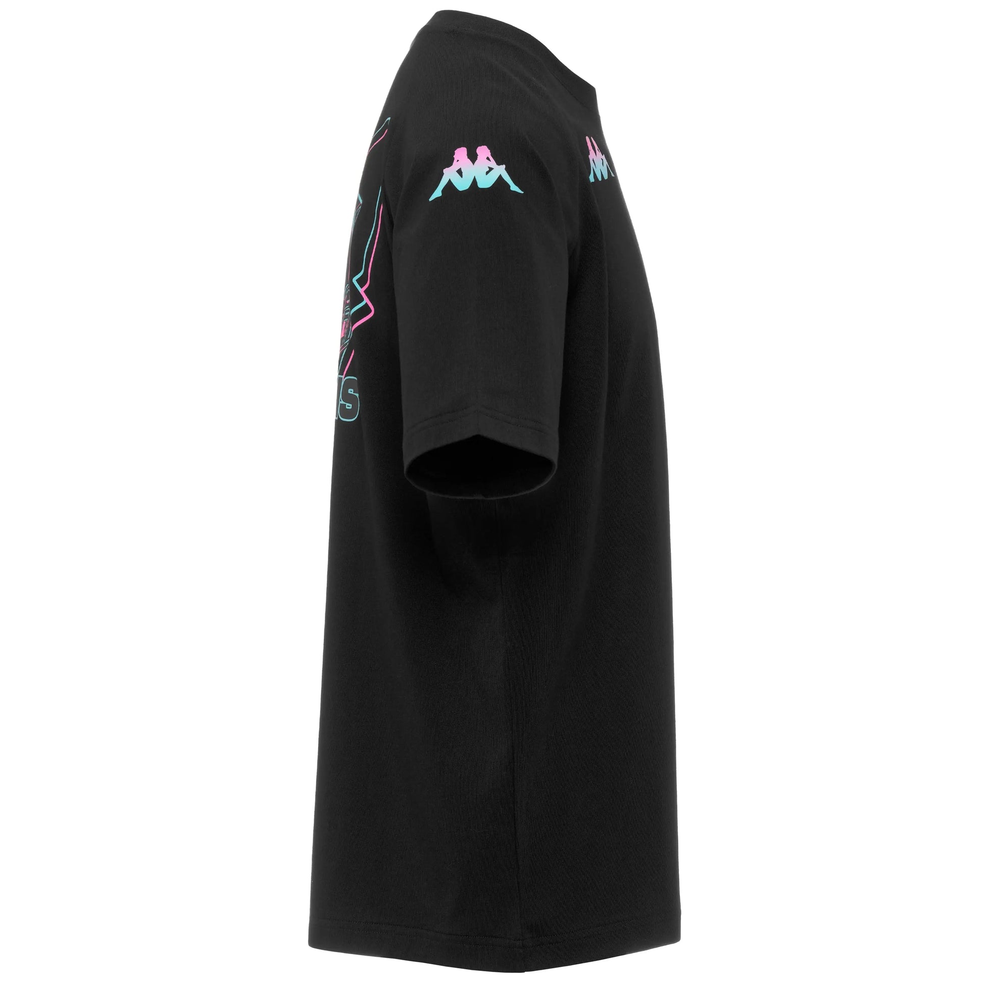 T-shirt Kappa Reang 24H Le Mans noir — détail marquage Le Mans
