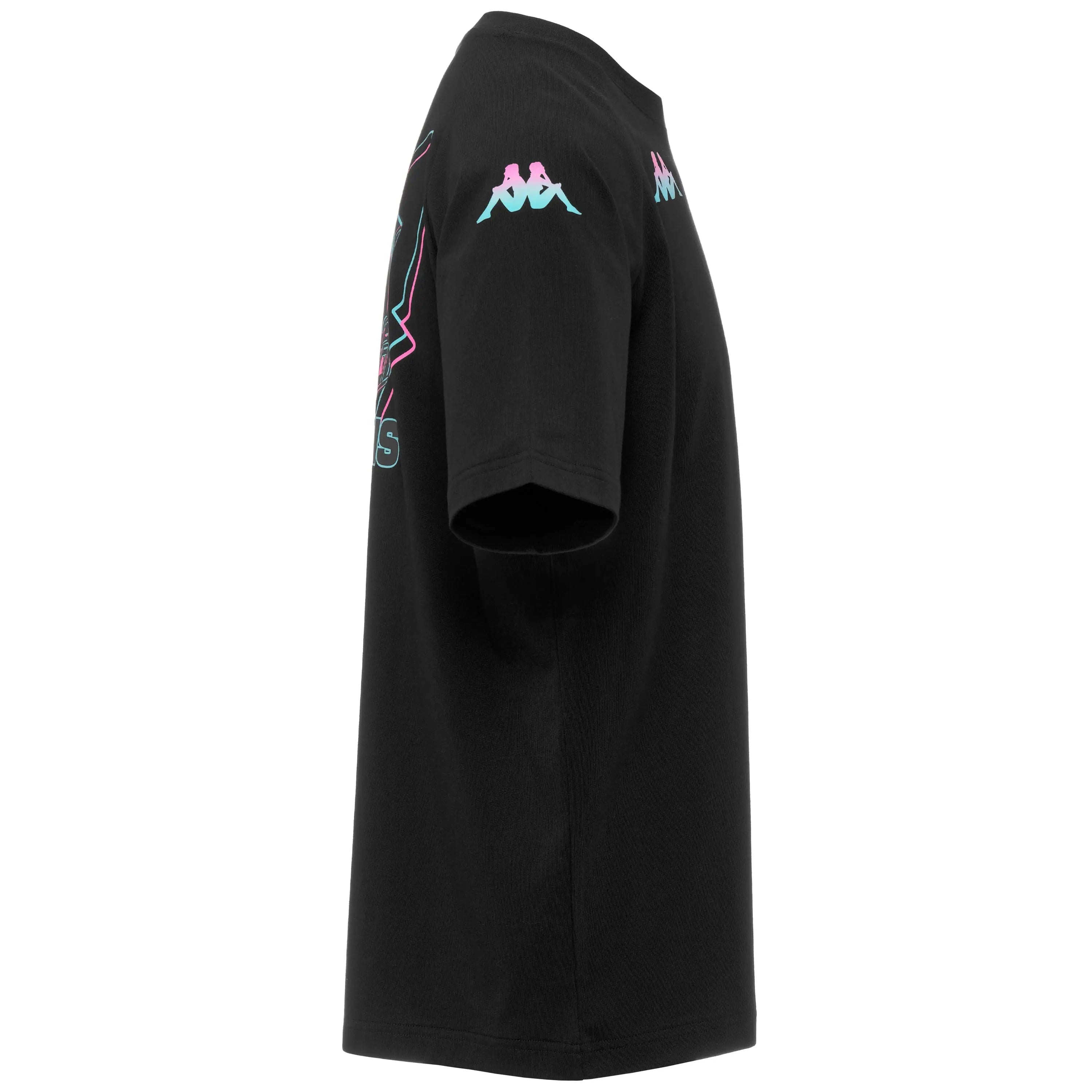T-shirt Kappa Reang 24H Le Mans noir — détail marquage Le Mans