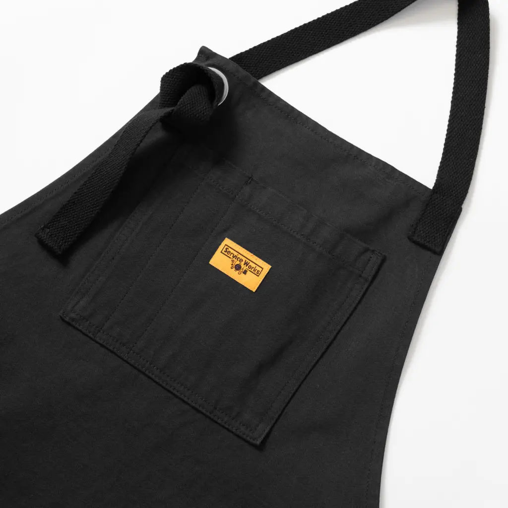 SERVICE WORKS -  TABLIER MOLESKIN - NOIR -  Klubb