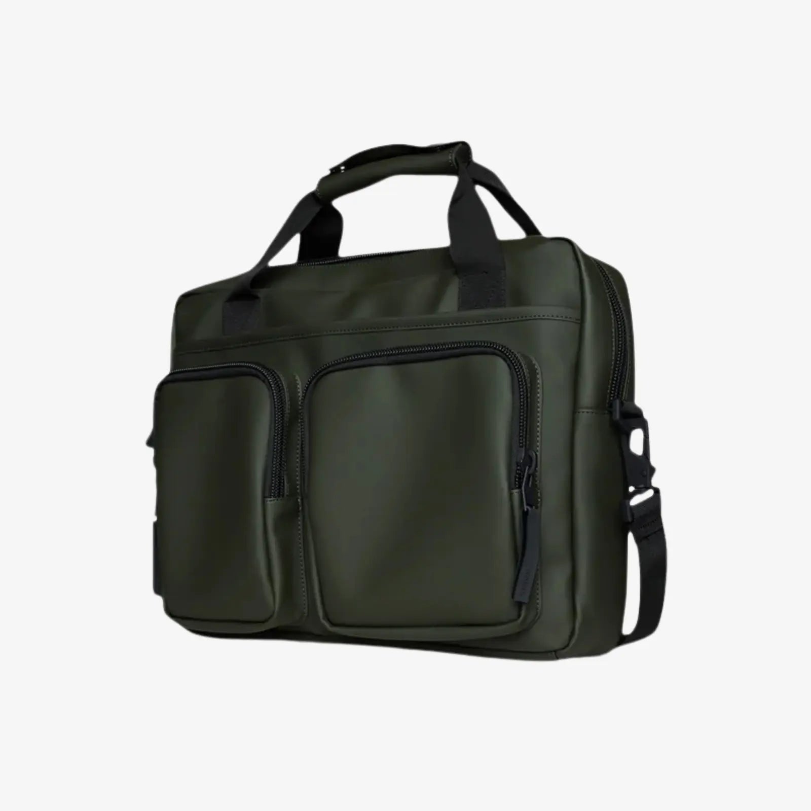 Texel Tech Bag Green Rains détail zip - Klubb Le Mans