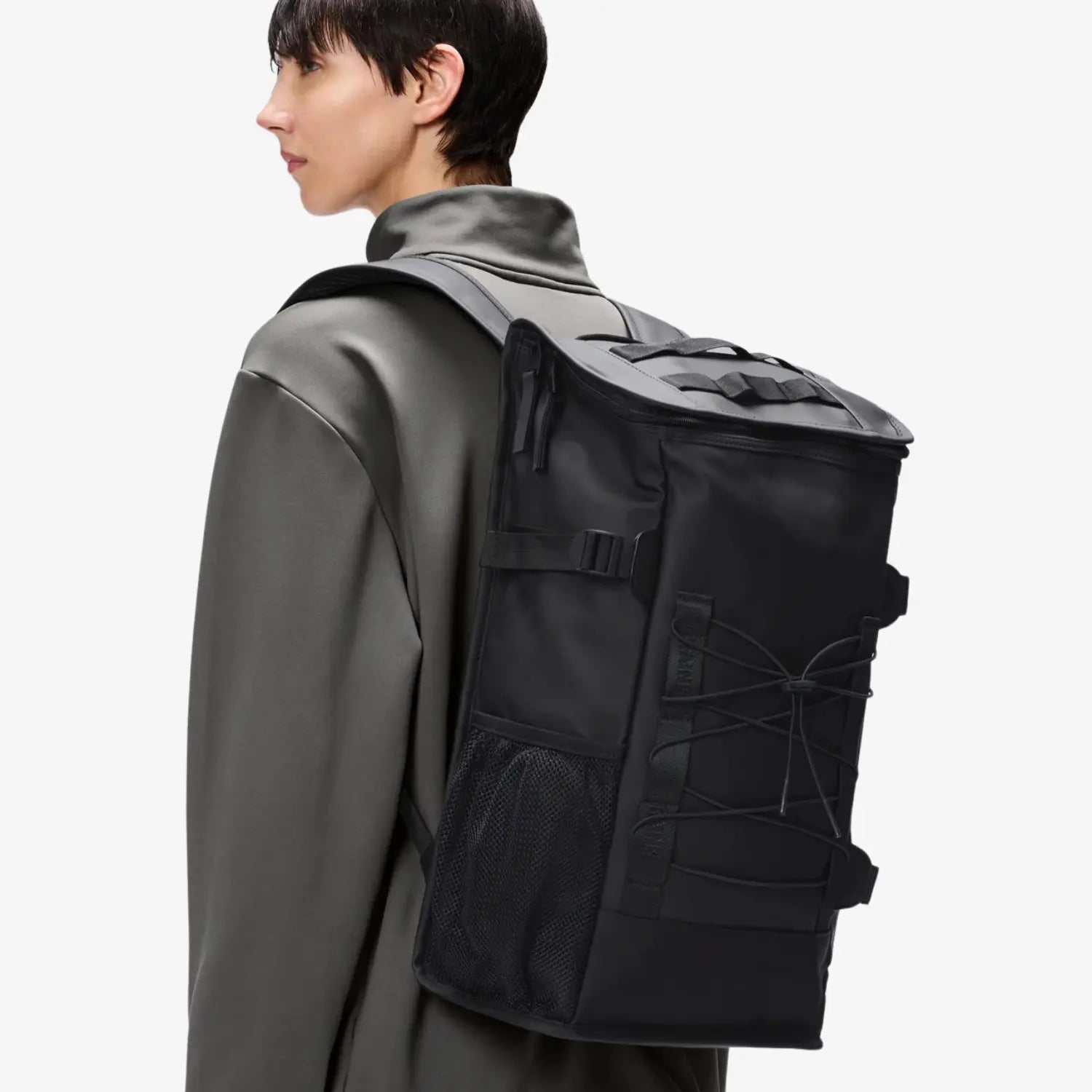 TRAIL MOUNTAINEER BAG - BLACK RAINS -  Klubb