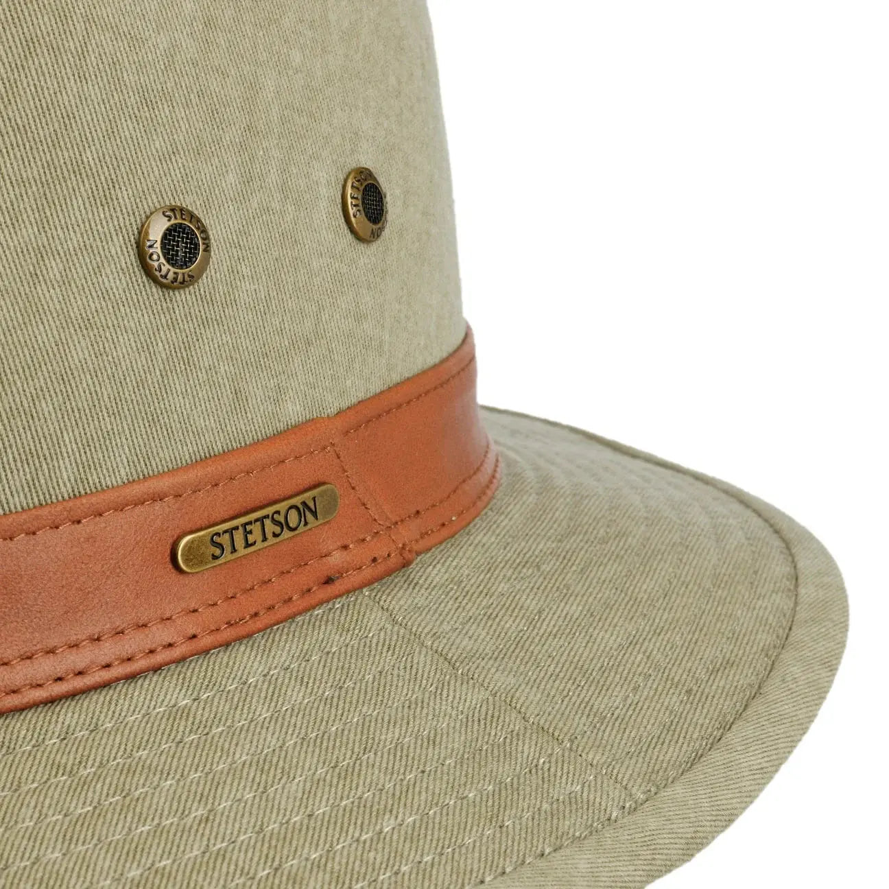 TRAVELER COTON OLIVE CLAIR STETSON -  Klubb