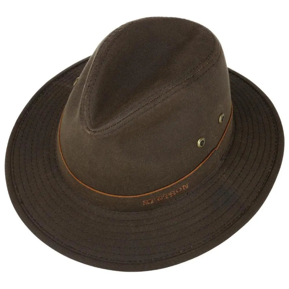 TRAVELLER WAXED COTTON MARRON FONCE
