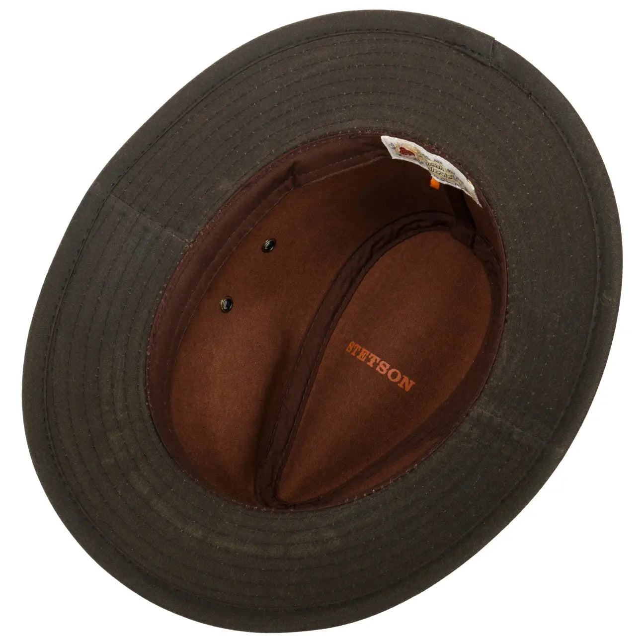 STETSON -  TRAVELLER WAXED COTTON - MARRON FONCÉ -  Klubb